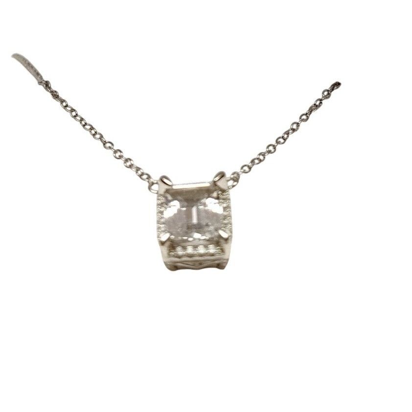 Other Gemstone Brilliance Created White Sapphire Sterling Silver P Size ONE SIZE - 1 Thumbnail