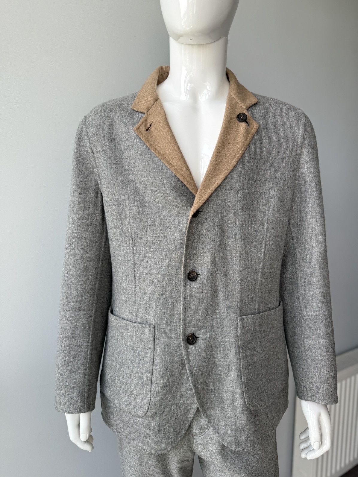 Brunello Cucinelli RPR $5k New! Brunello Cucinelli Cashmere Reversible Jacket Size US M / EU 48-50 / 2 - 12 Thumbnail