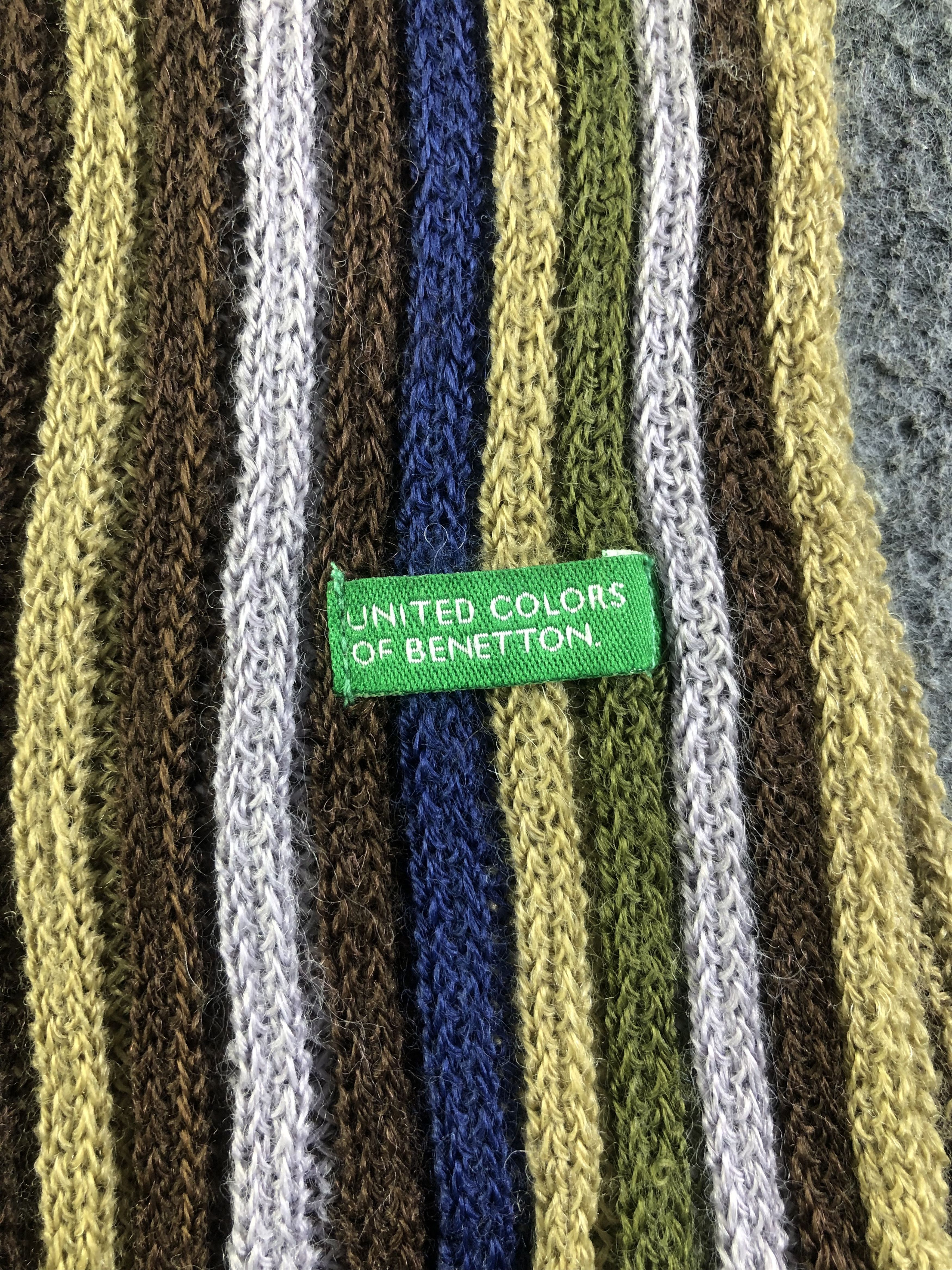 Benetton United Colors Of Benetton Scarf / Muffler / Neckwear SS1276 Size ONE SIZE - 4 Thumbnail