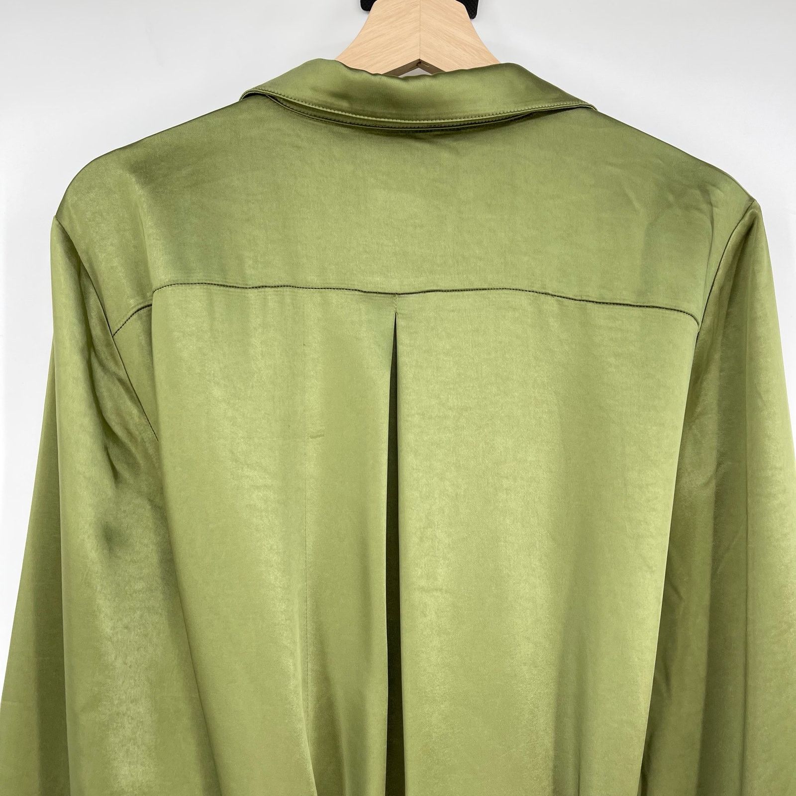 Camila Coelho NWT Priscilla Mini Dress in Sage Satin XL