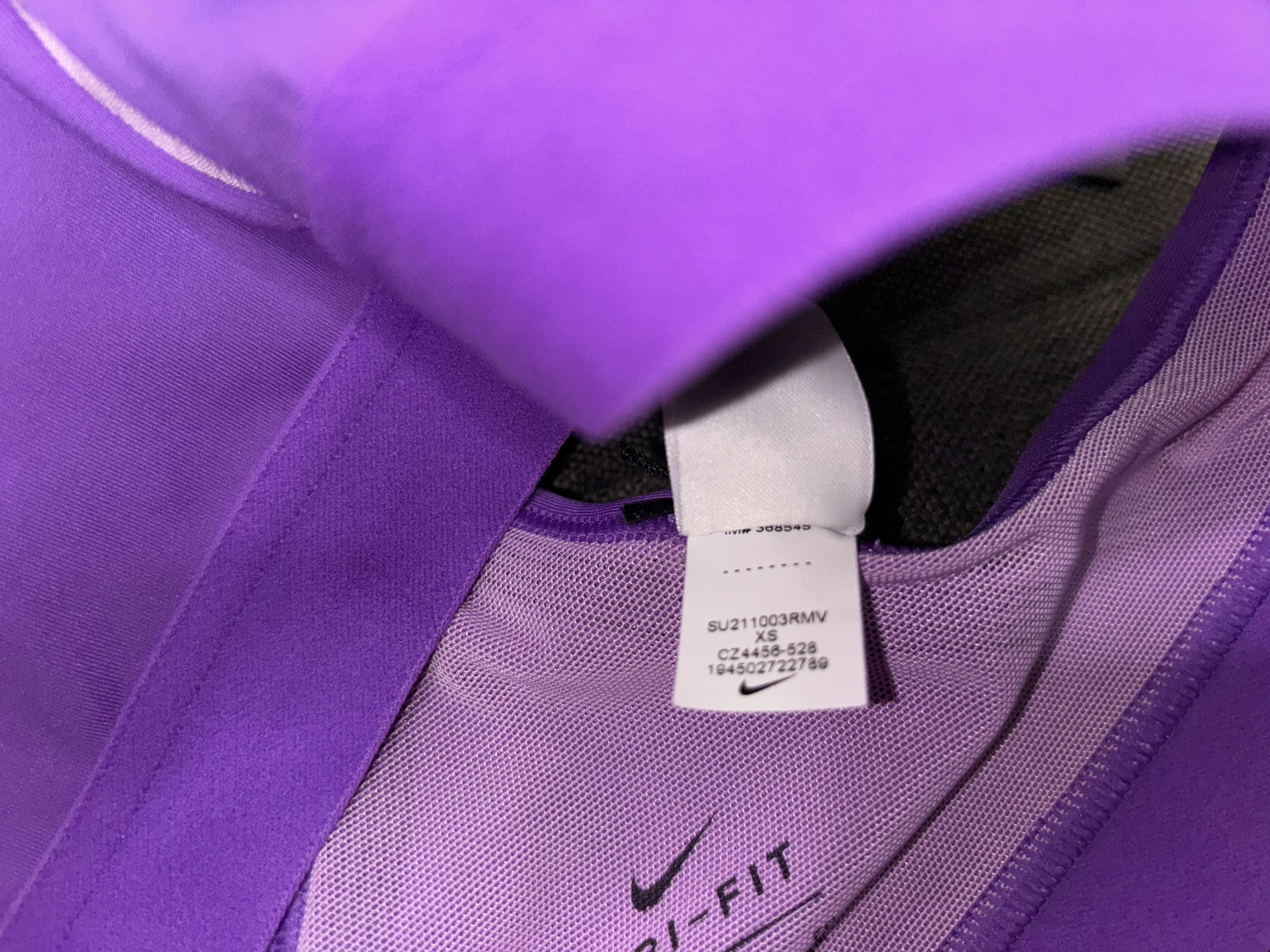 Nike Nike Indy Bra and Dri-Fit Shorts Set Purple Size XS Size 22" - 18 Thumbnail