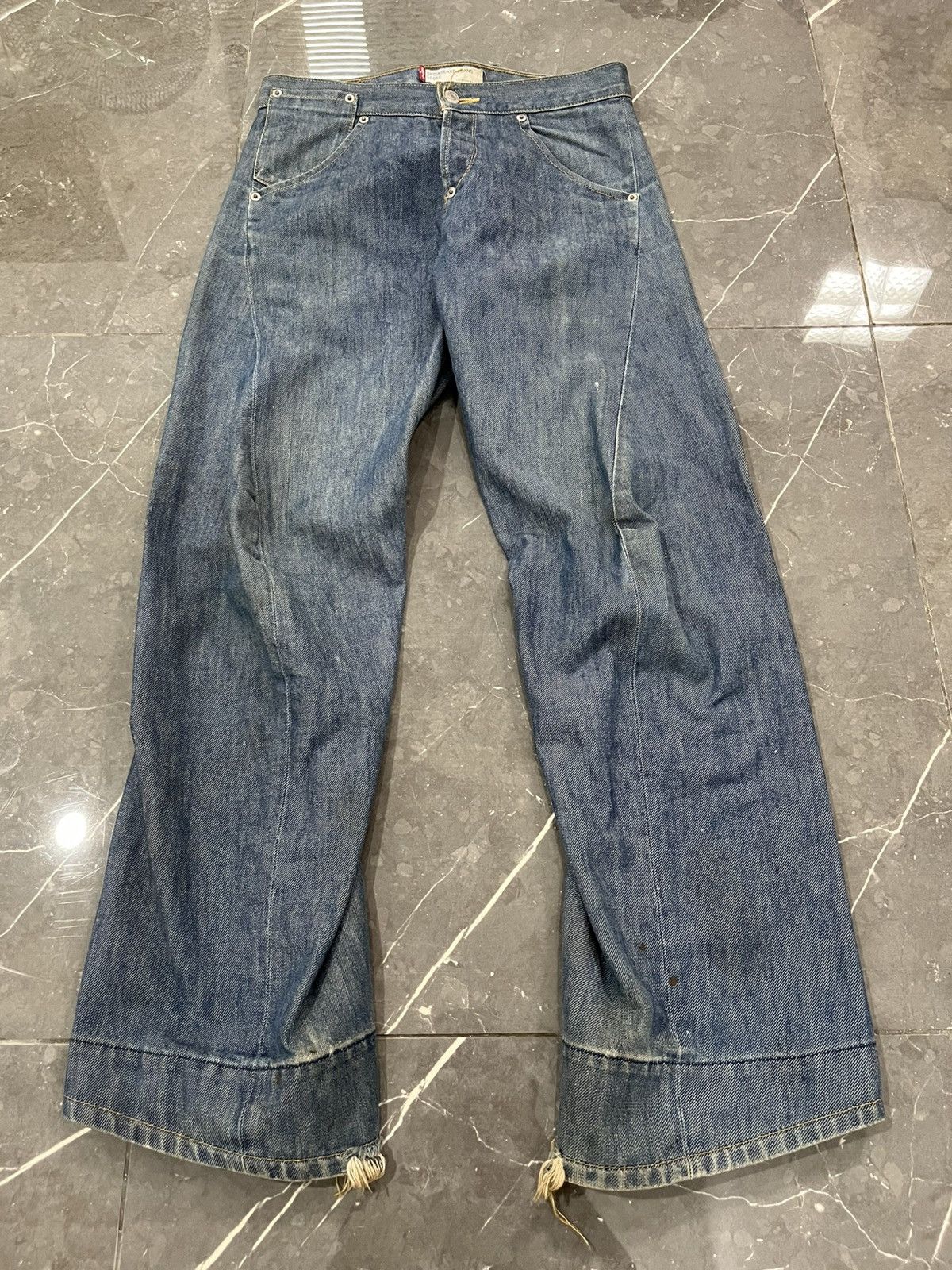 Levi's Levis engineered buckel back jeans Size US 30 / EU 46 - 3 Thumbnail