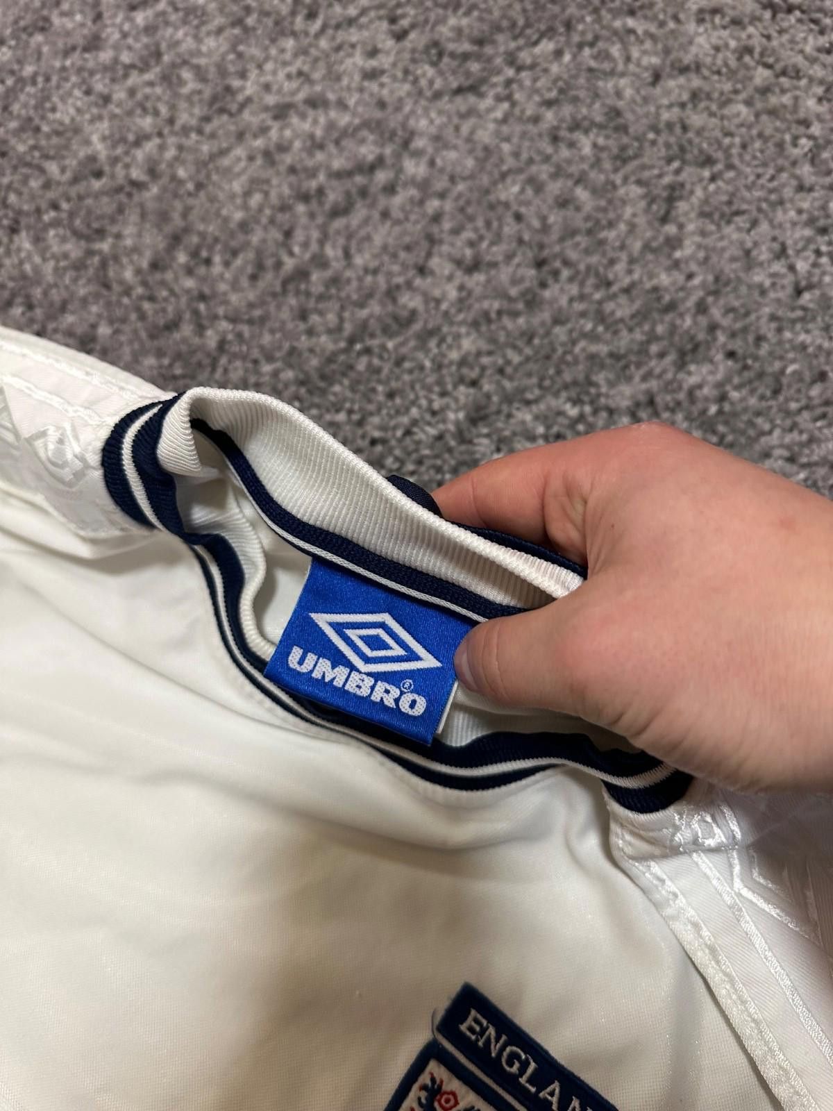 Umbro England Home football shirt 1999 Soccer Umbro Jersey SZ XXL Size US XXL / EU 58 / 5 - 5 Thumbnail
