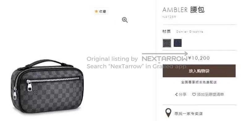 Louis Vuitton LV Black Checkerboard Waist Chest Bag. Size ONE SIZE - 8 Thumbnail