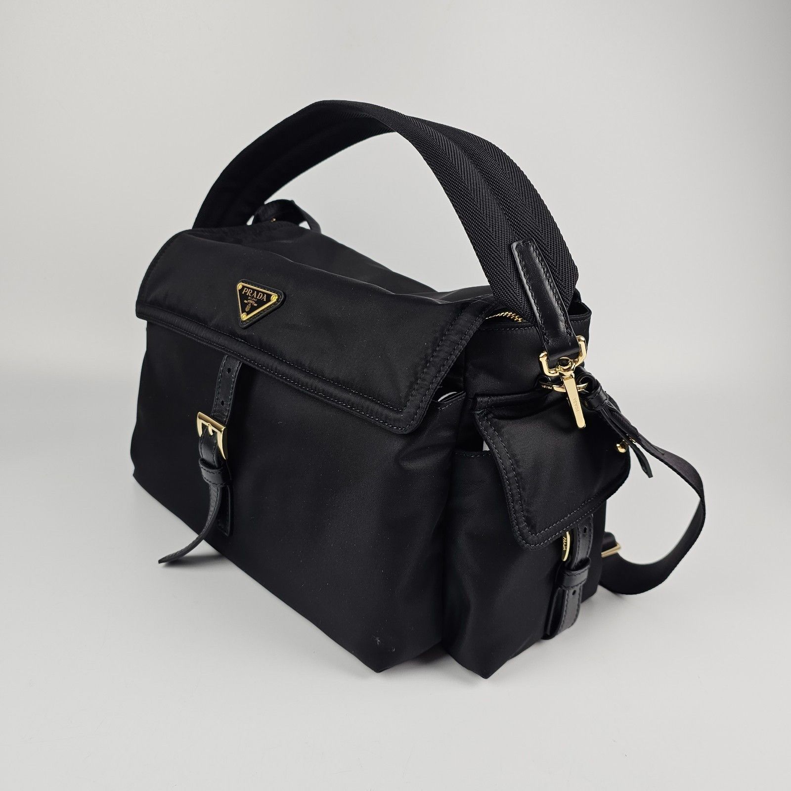 Prada PRADA Explore Large $2500 Black Re-Nylon Shoulder Bag New & Size ONE SIZE - 6 Thumbnail