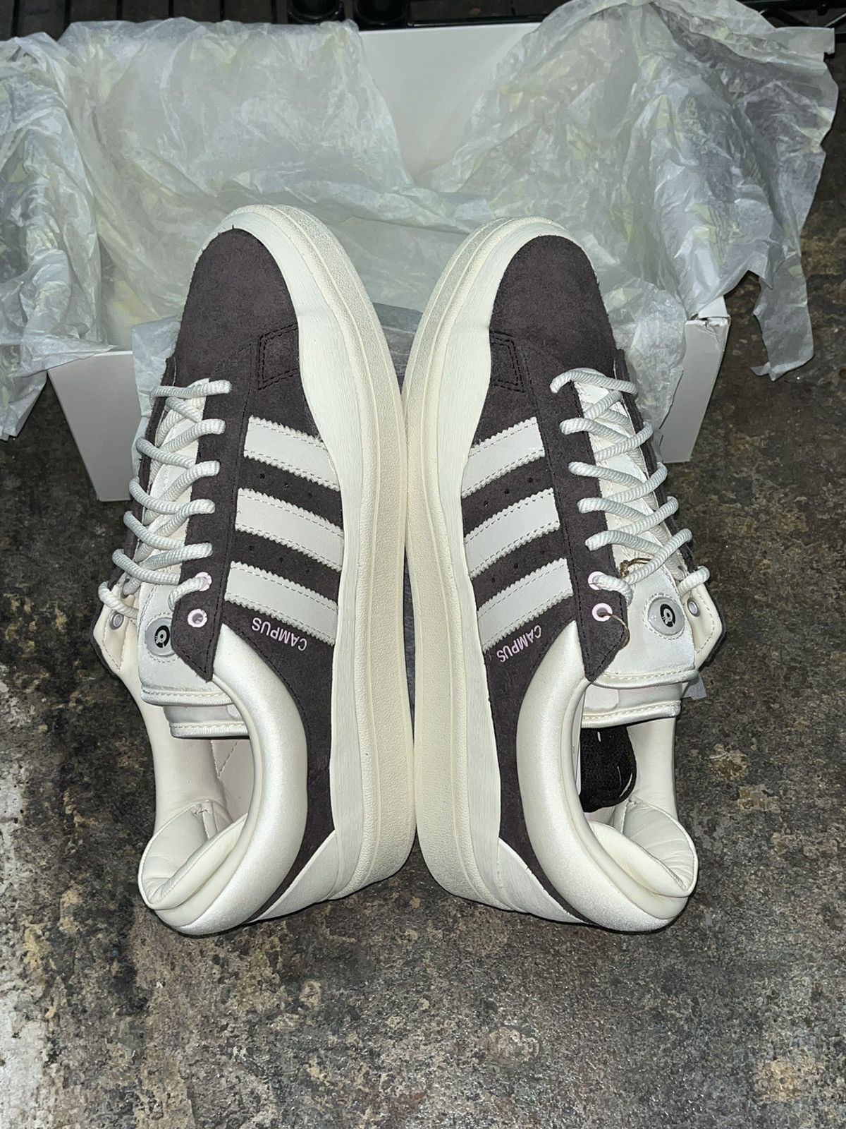 Adidas Bad Bunny x Adidas The Last Campus Brown Sz. 10.5 Size US 10.5 / EU 43-44 - 3 Thumbnail
