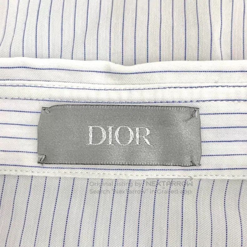 Dior Dior Size 39 Blue and white striped cotton long-sleeved shi Size US XXS / EU 40 - 5 Thumbnail