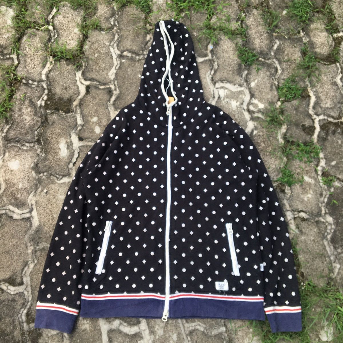 Japanese Brand ILL’S Polkadot zipper hoodie Size US XL / EU 56 / 4 - 1 Thumbnail