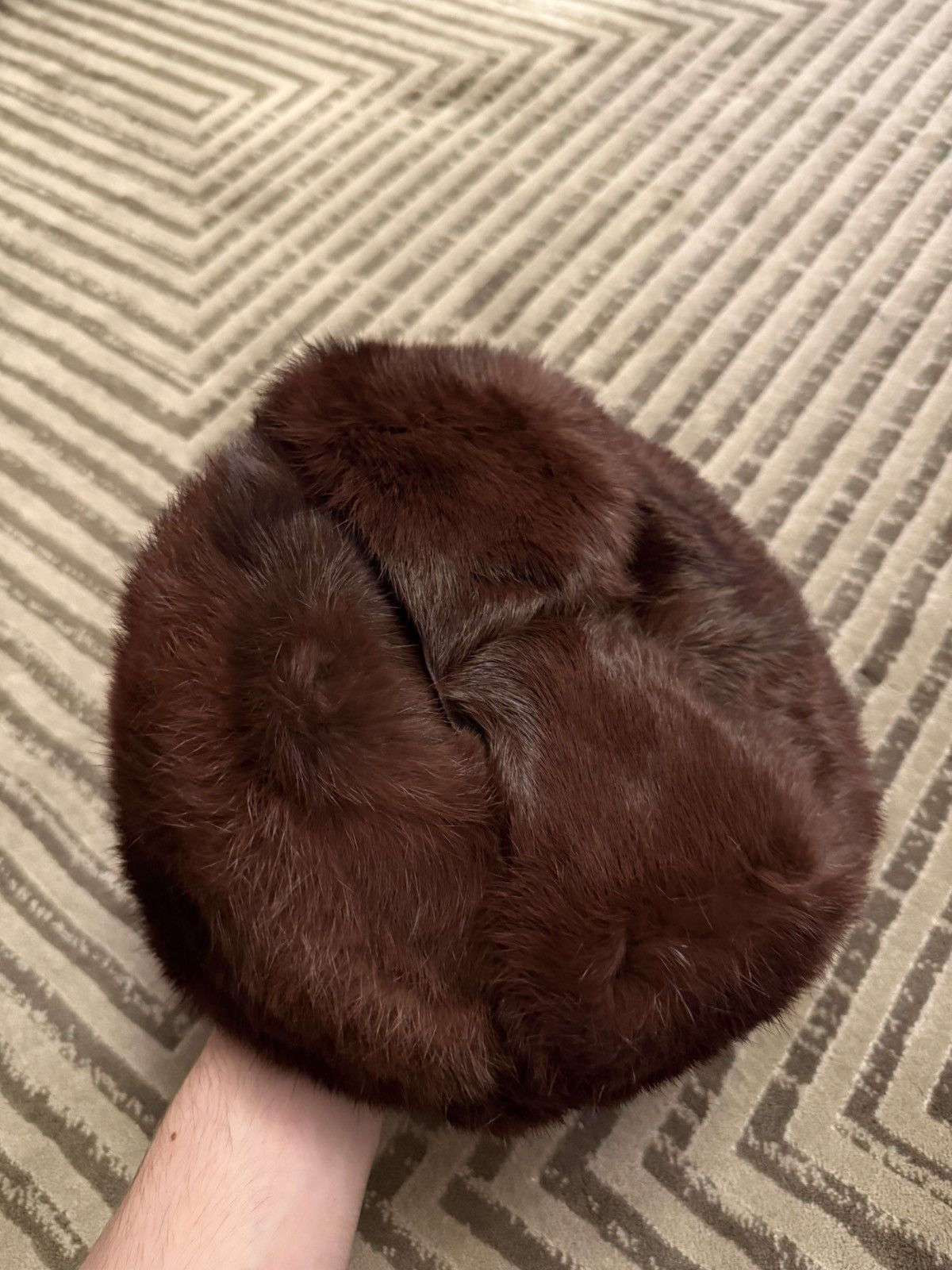Vintage Vintage fur hat 80s Size ONE SIZE - 7 Thumbnail