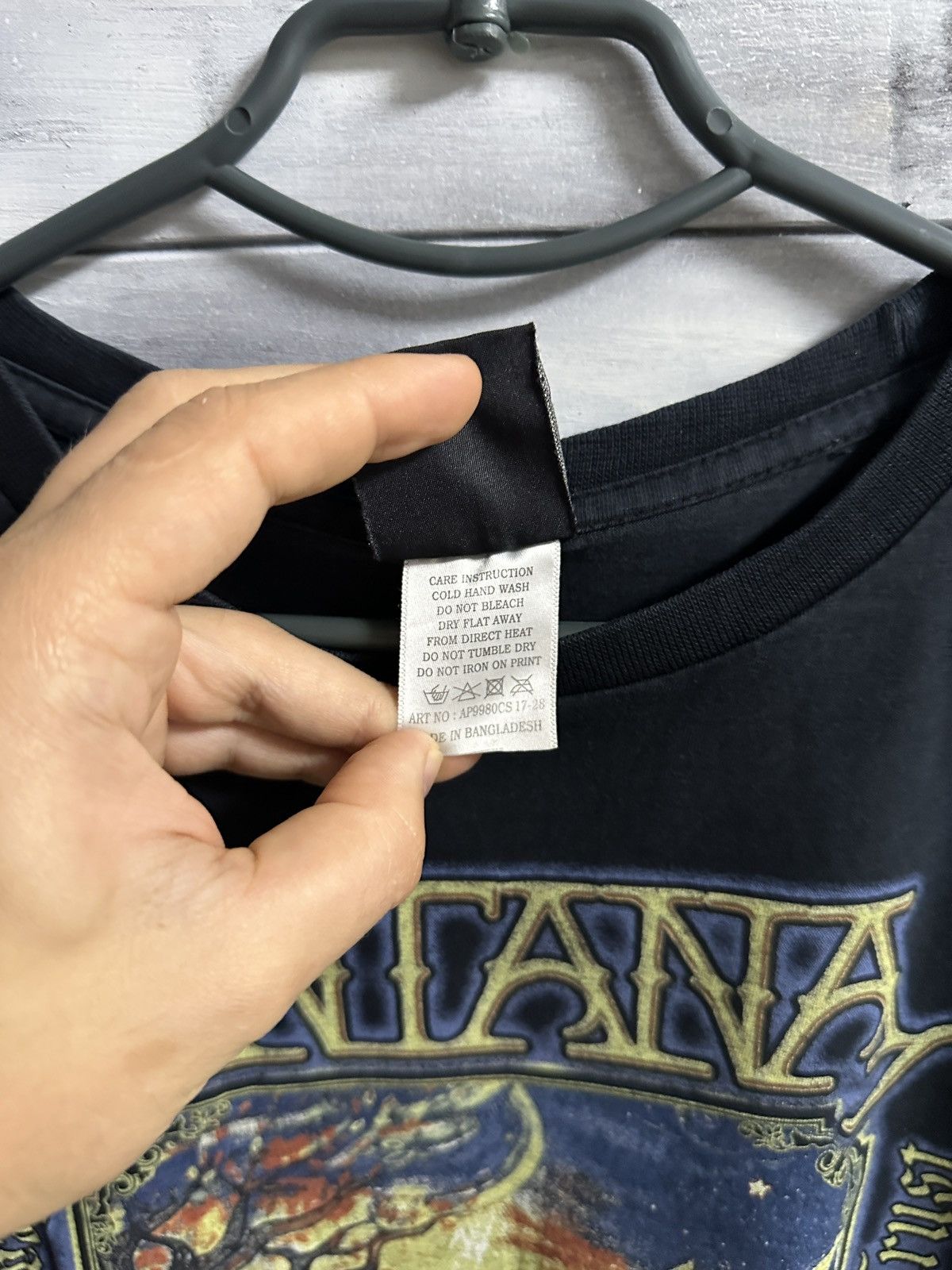 Band Tees Vintage T-Shirt Santana Live Your Light Tour 2008Y2K Size S Size US S / EU 44-46 / 1 - 8 Thumbnail