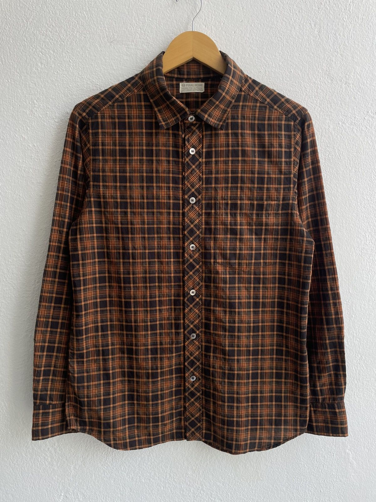 Final Home Vintage Final Home Plaid Button Up Longsleeve Shirts Size US S / EU 44-46 / 1 - 2 Thumbnail