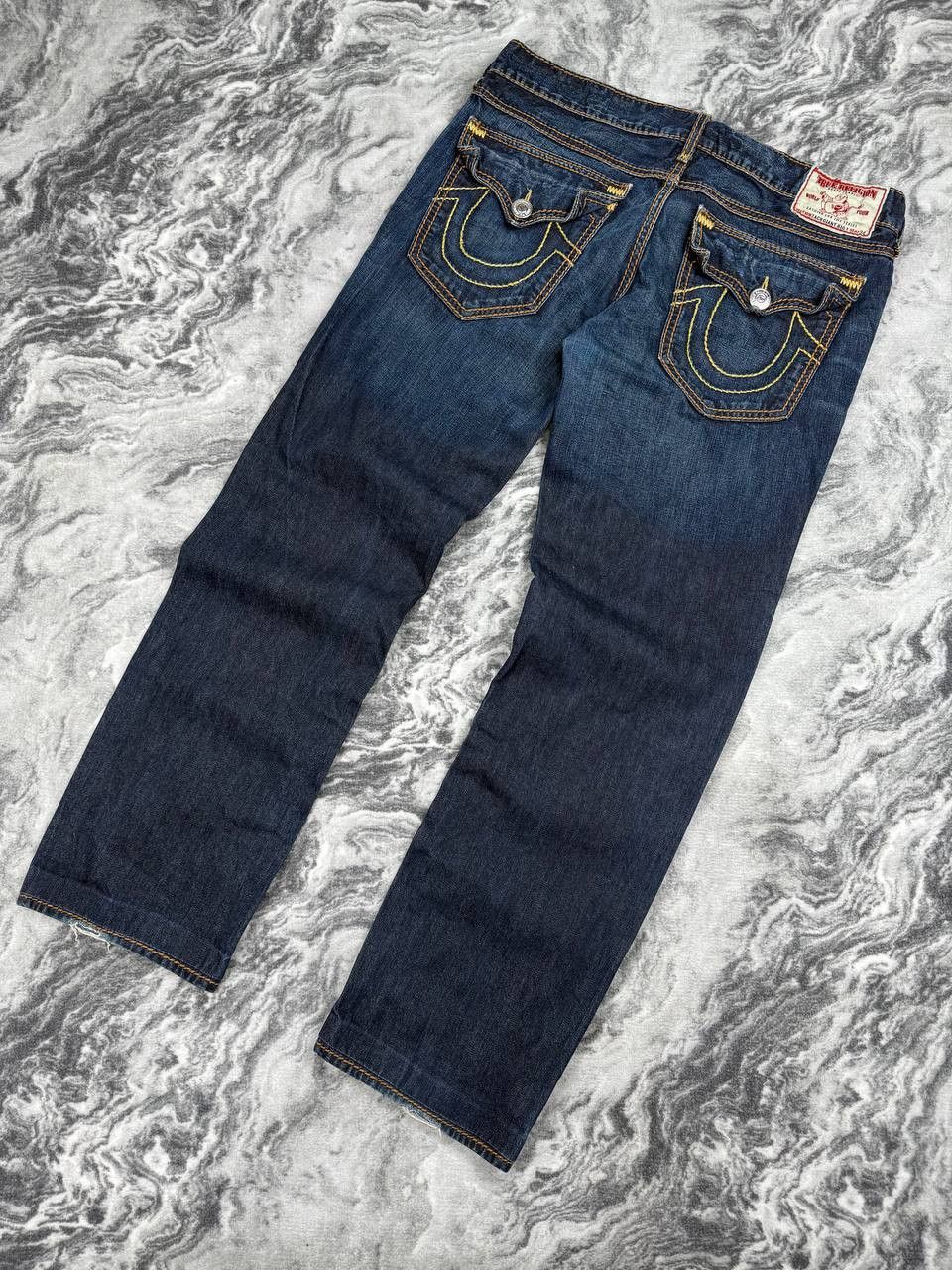 Share Vintage True Religion Zach Giant Big Denim Jeans Y2K