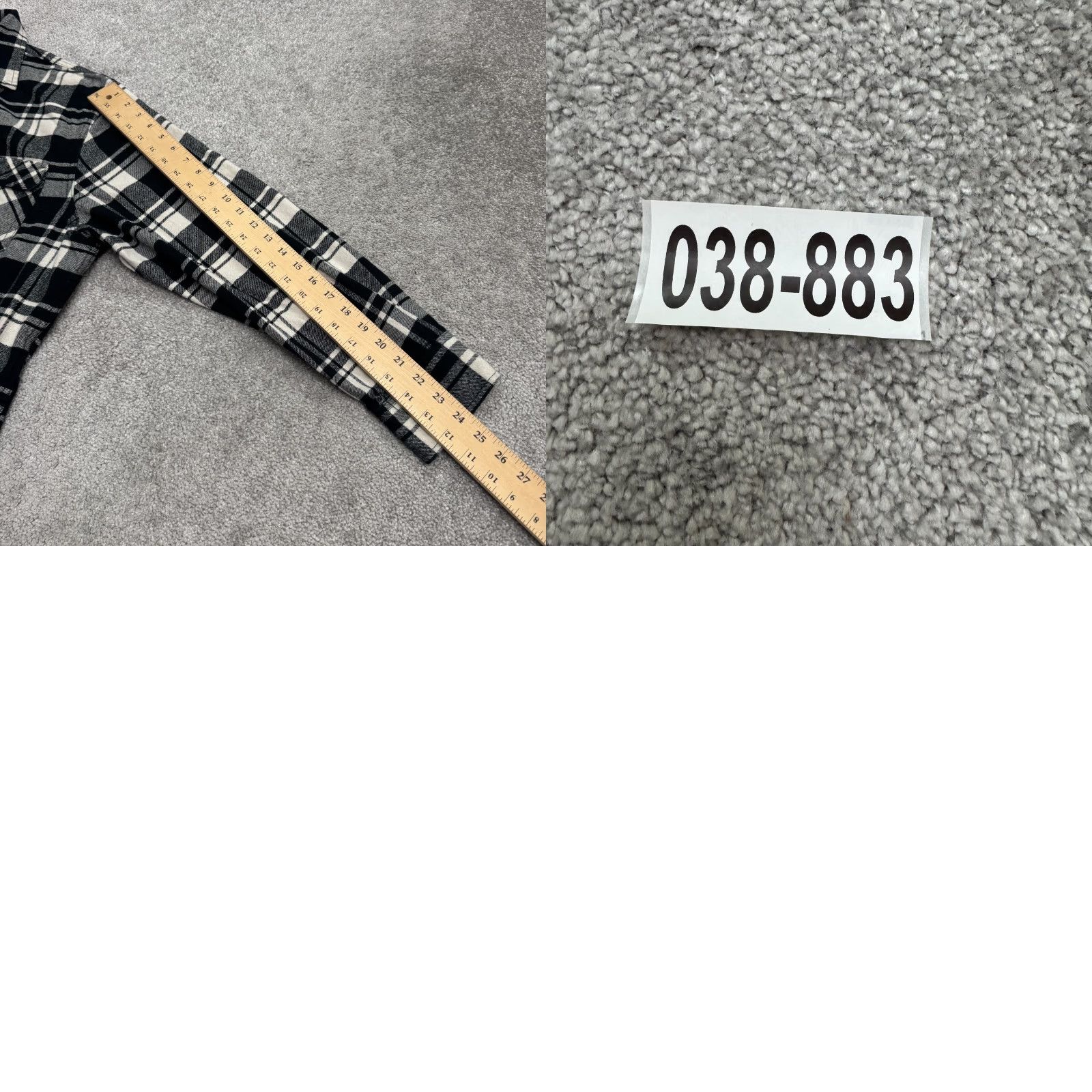 Vintage JACHS Heritage Plaid Flannel Button-Down Shirt Men 2XL Black White Cotton Casual Size US XXL / EU 58 / 5 - 9 Thumbnail