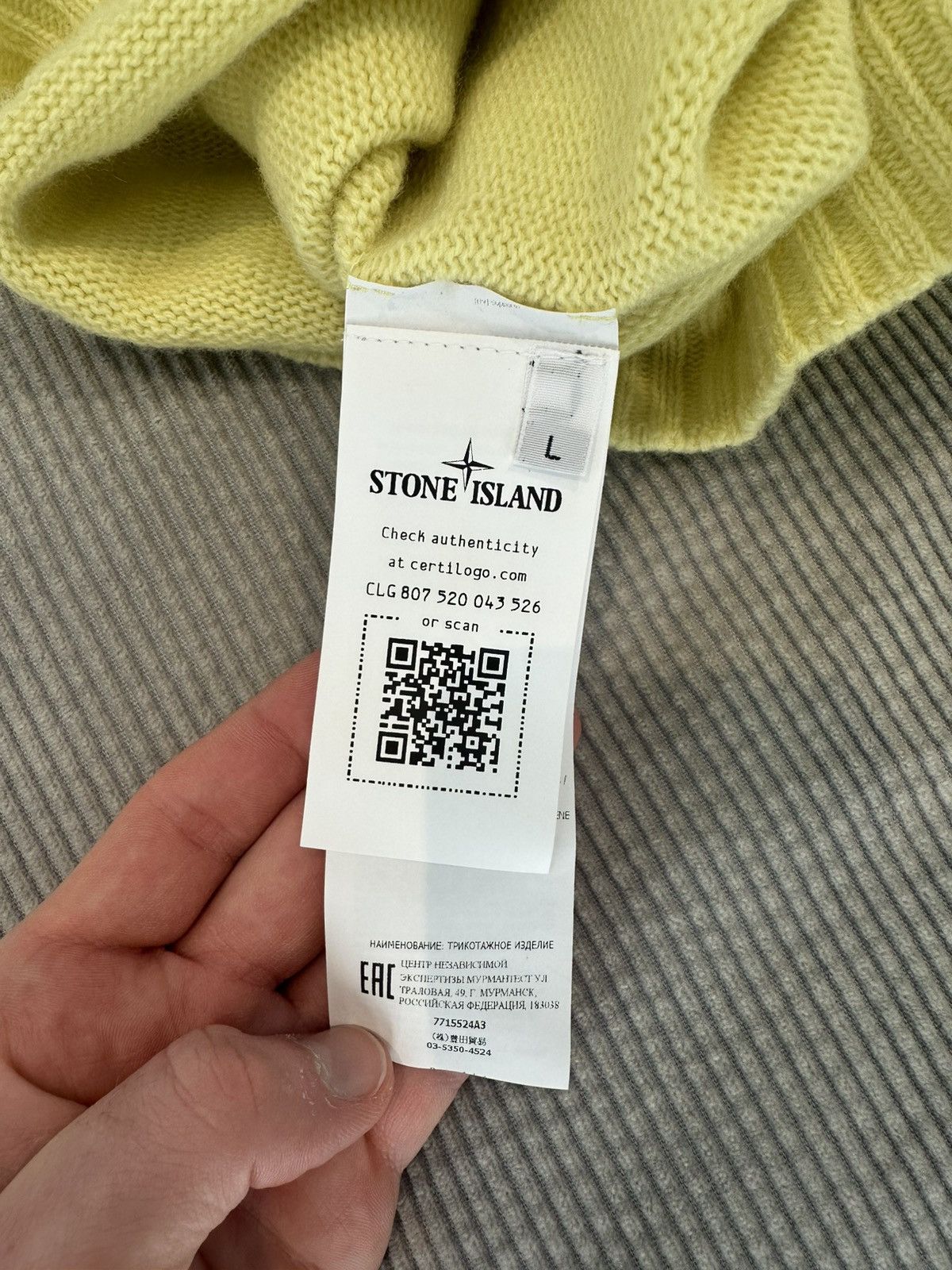 Stone Island Stone Island Sweater Size US L / EU 52-54 / 3 - 5 Thumbnail