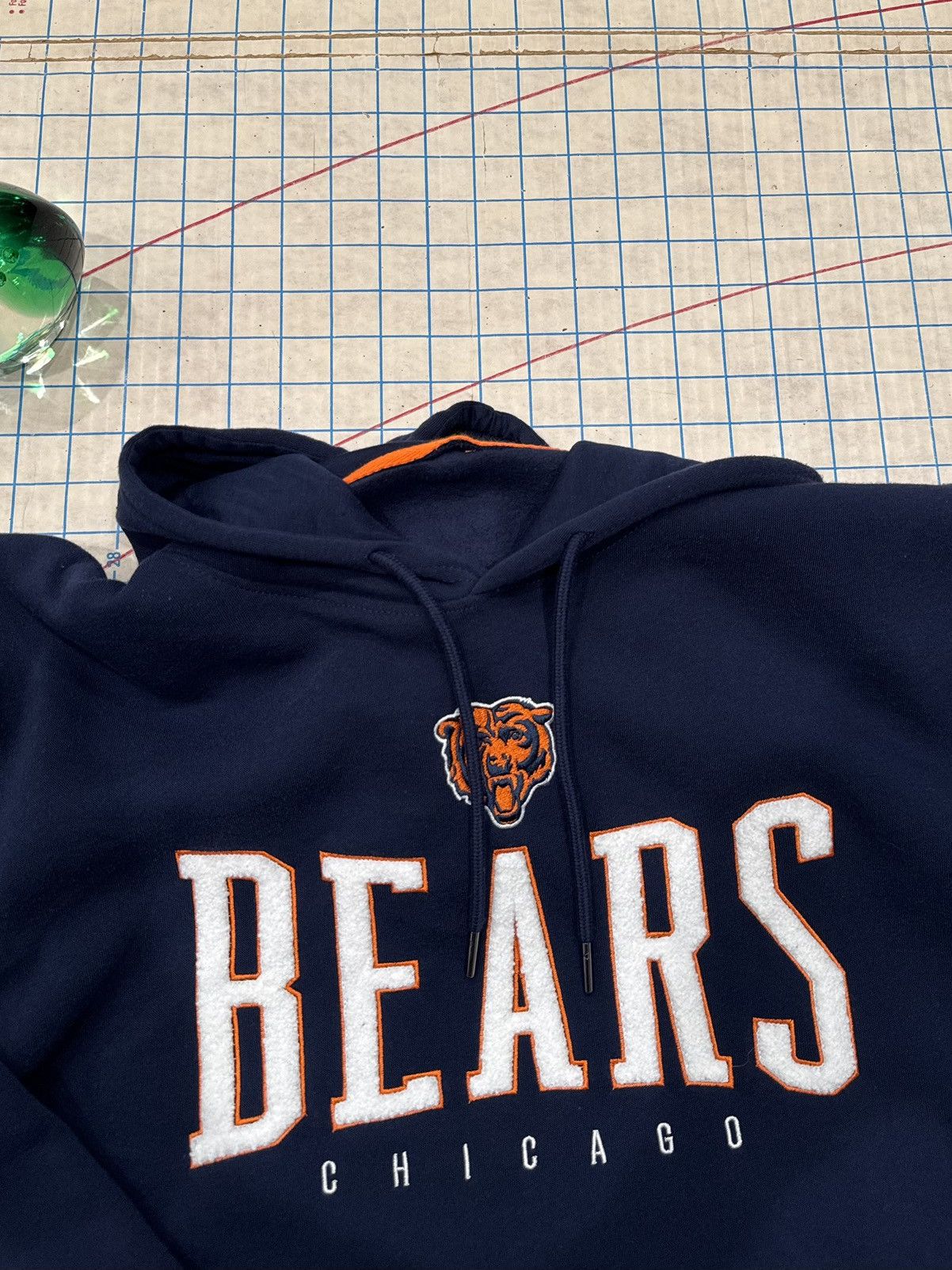 NFL NFL Team Apparel Chicago Bears Pull Over Hoodie Navy Fits XL Size US XL / EU 56 / 4 - 6 Thumbnail