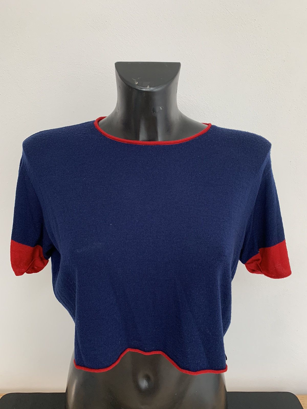 Alanui Alanui Fine Wool Crop Knit T-Shirt Size S / US 4 / IT 40 - 5 Thumbnail