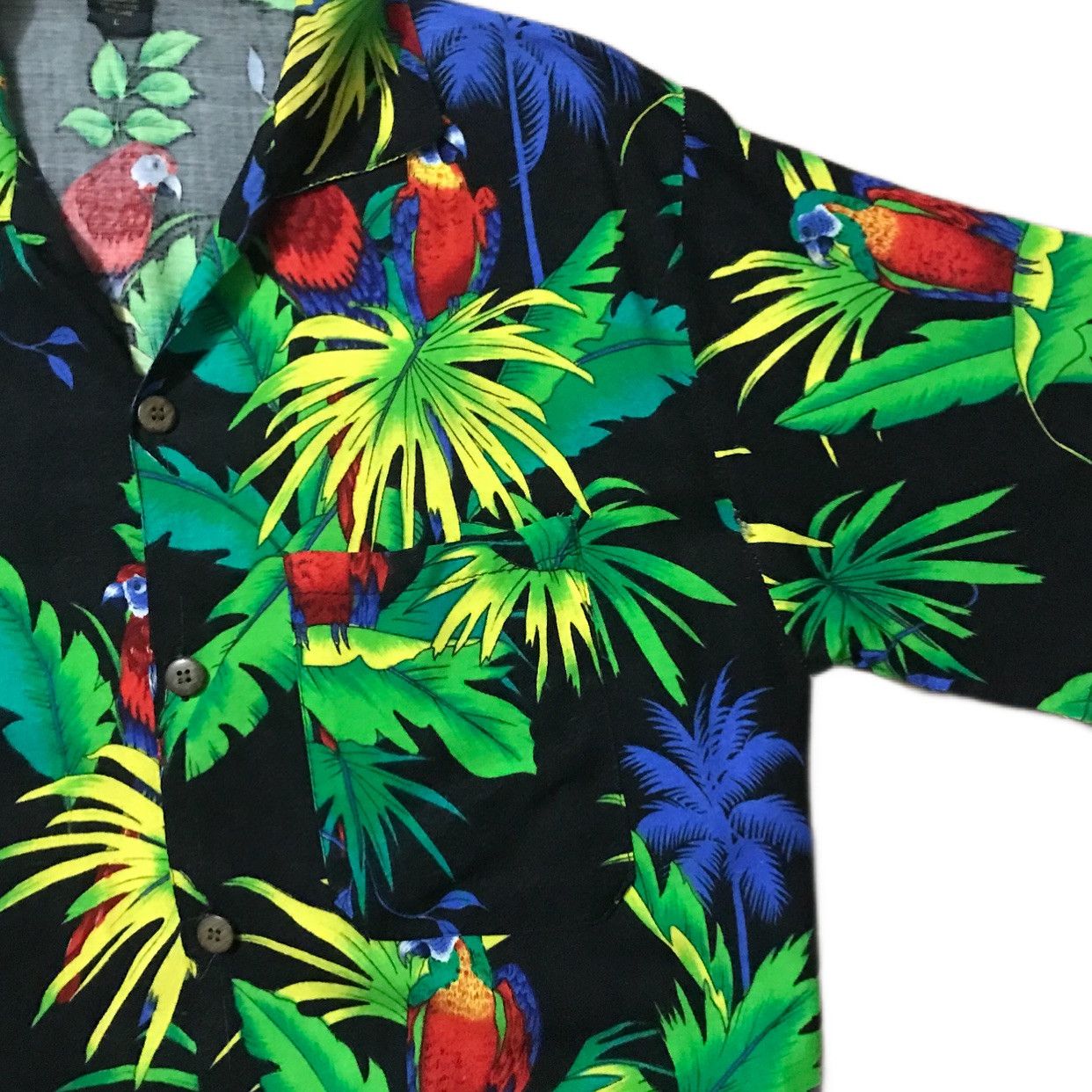 Vintage banana split usa parrots hawaiian shirt Size US L / EU 52-54 / 3 - 3 Thumbnail