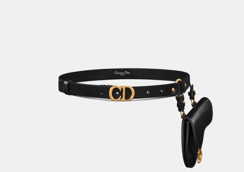 o1w1db10325 Size: OS / B0481CB Removable Pouch Belt in Black