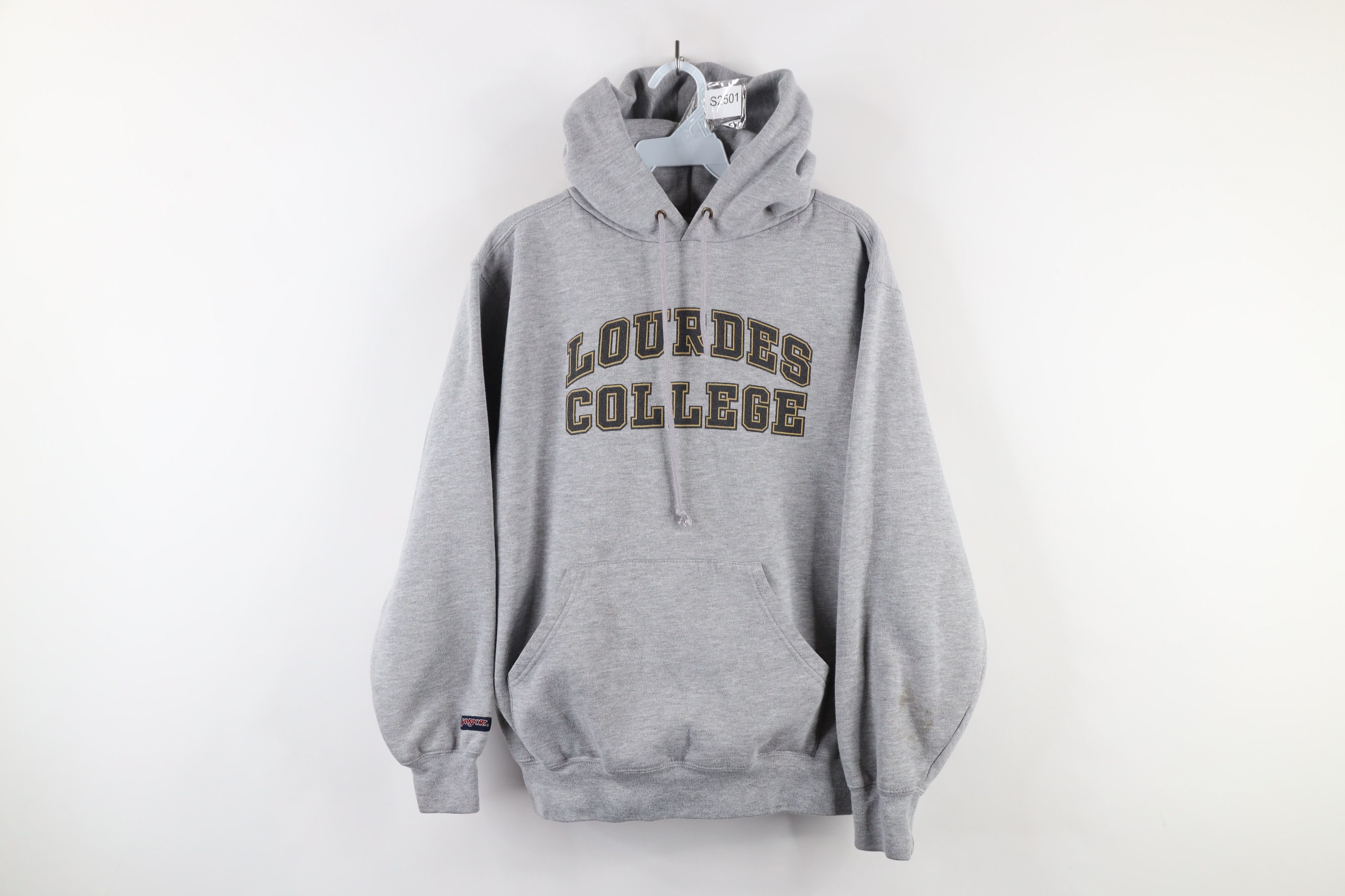 Vintage Vintage Out Lourdes University Hoodie Sweatshirt Gray Size US S / EU 44-46 / 1 - 1 Thumbnail