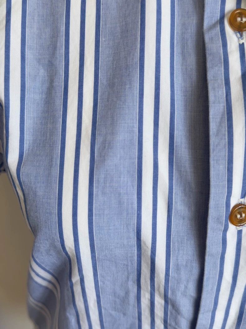 Vivienne Westwood Vivienne Westwood Blue striped sleeveless shirt Size M / US 6-8 / IT 42-44 - 3 Thumbnail