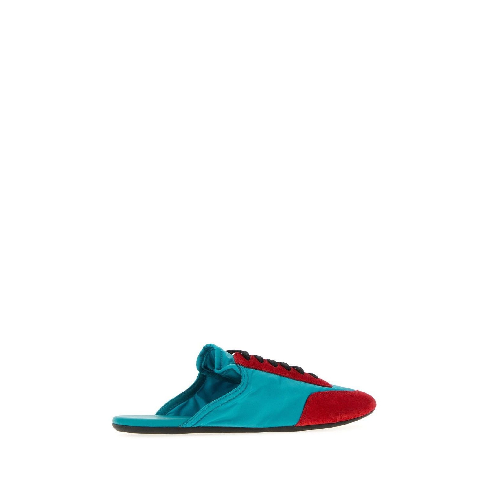 Prada PRADA Two Tone Blue Red Re-Nylon Suede Slippers New & Authen Size US 7 / IT 37 - 3 Thumbnail