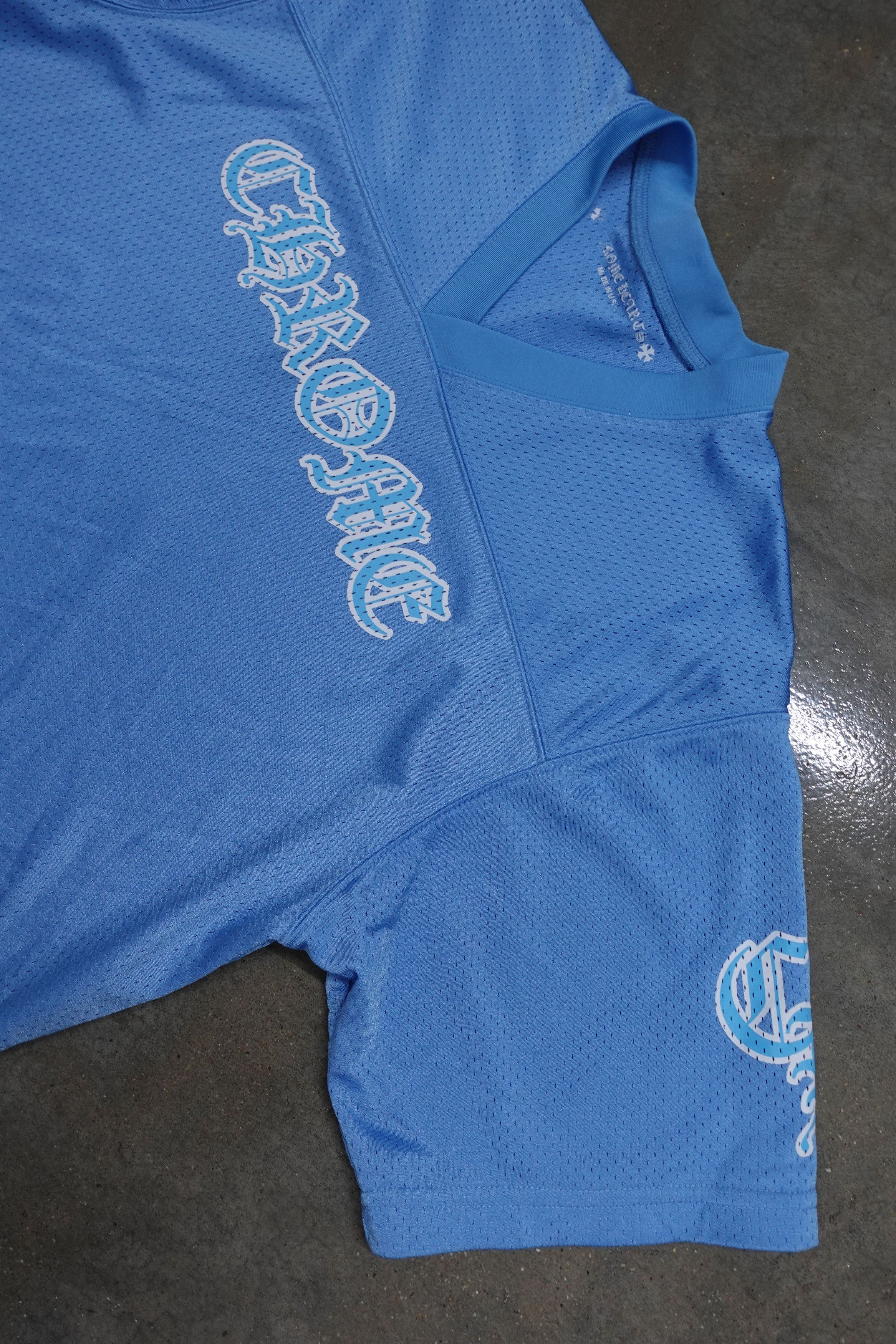 Chrome Hearts CHROME HEARTS MESH JERSEY SHORT SLEEVE BLUE Size US M / EU 48-50 / 2 - 2 Thumbnail