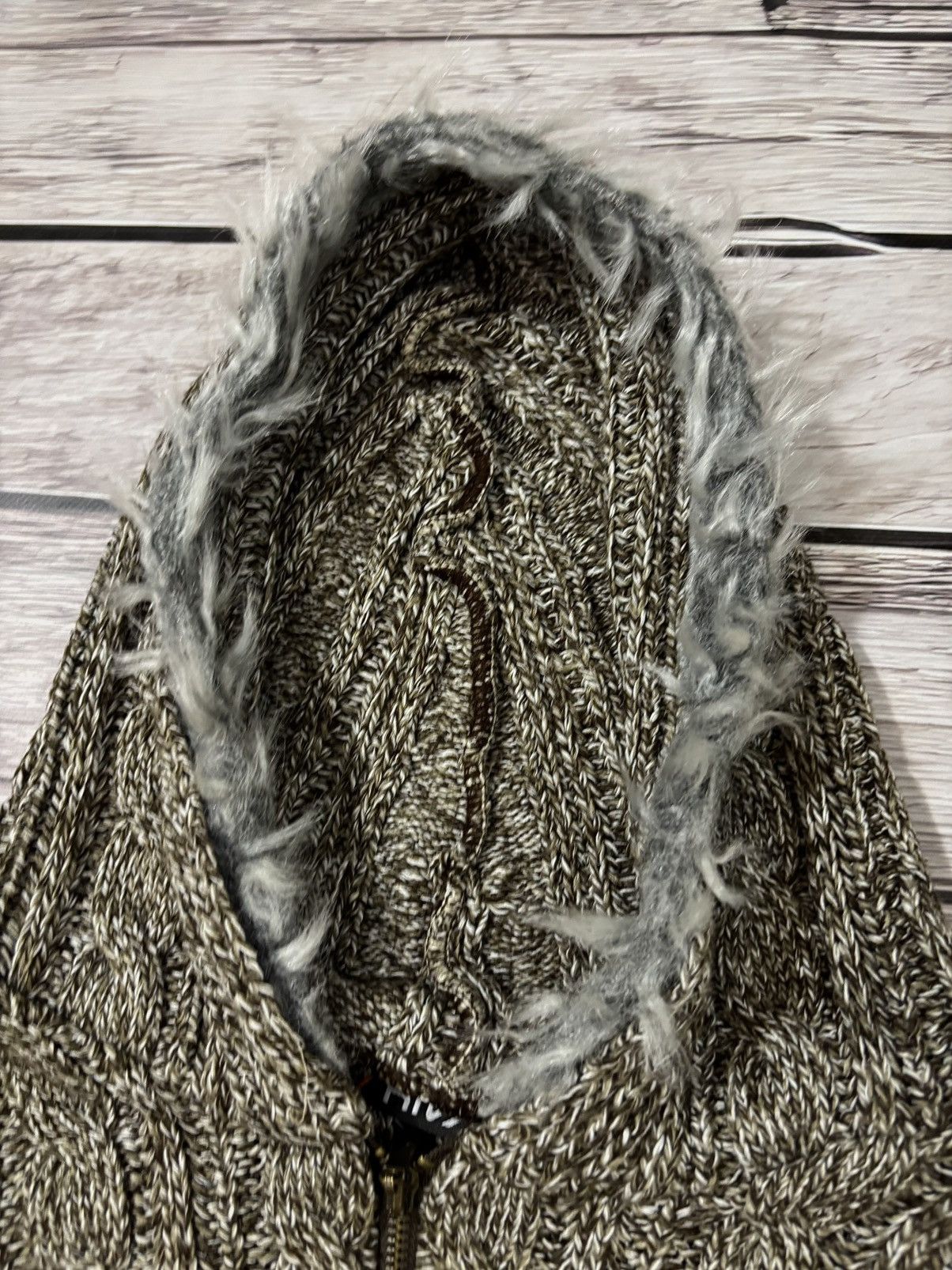 Hysteric Glamour × If Six Was Nine × Vintage VINTAGE Y2K AVANT GARDE IF SIX WAS NINE STYLE FUR HOODIE Size US L / EU 52-54 / 3 - 3 Thumbnail