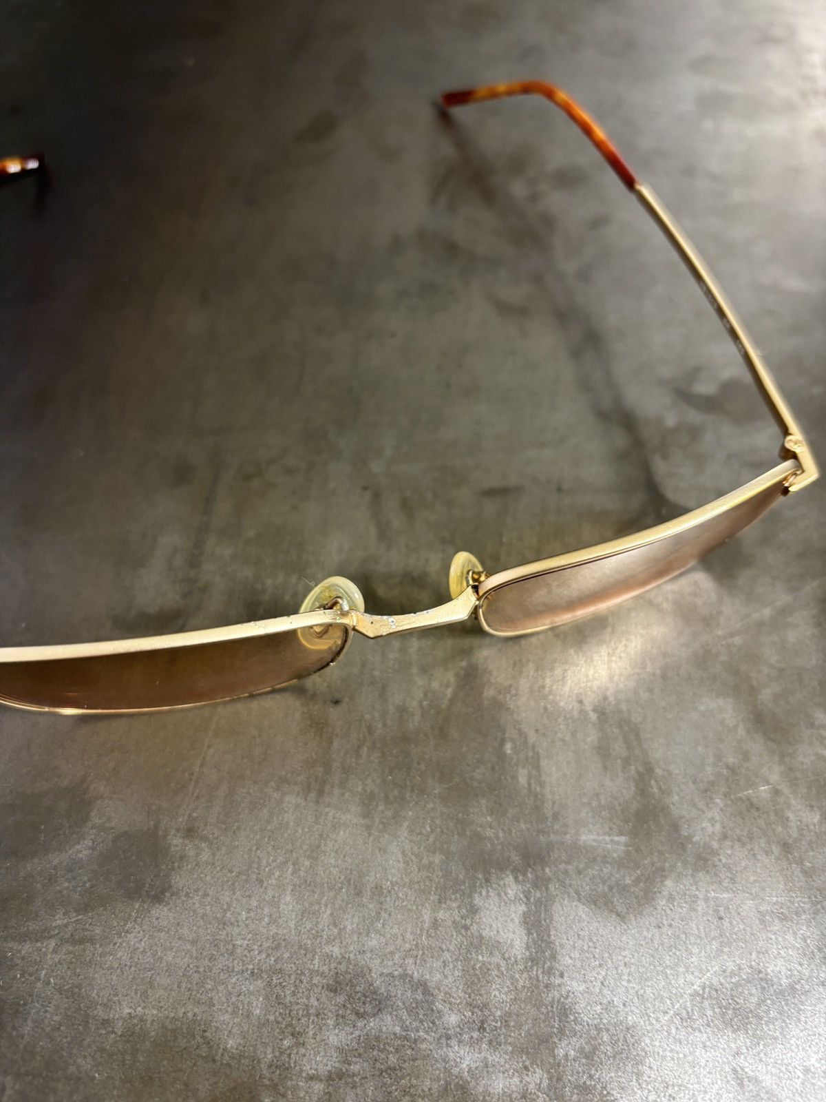 Hugo Boss 1990s Vintage Hugo Boss Sunglasses Japan Metal HB 1519 Y2K Size ONE SIZE - 11 Thumbnail