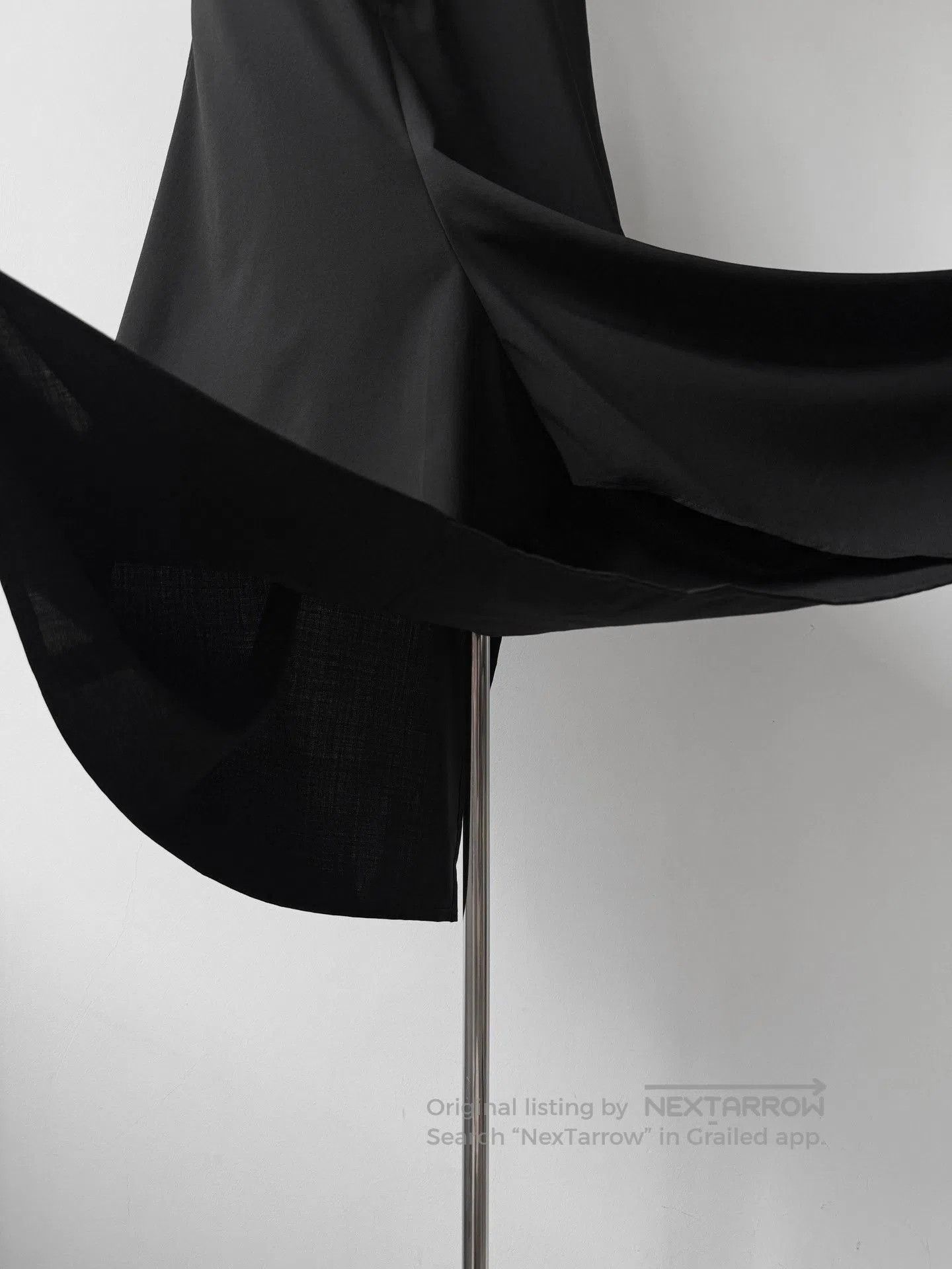 Yohji Yamamoto Yohji Yamamoto Noir 02AW Asymmetric Skirt Pants. Size 37" - 5 Thumbnail