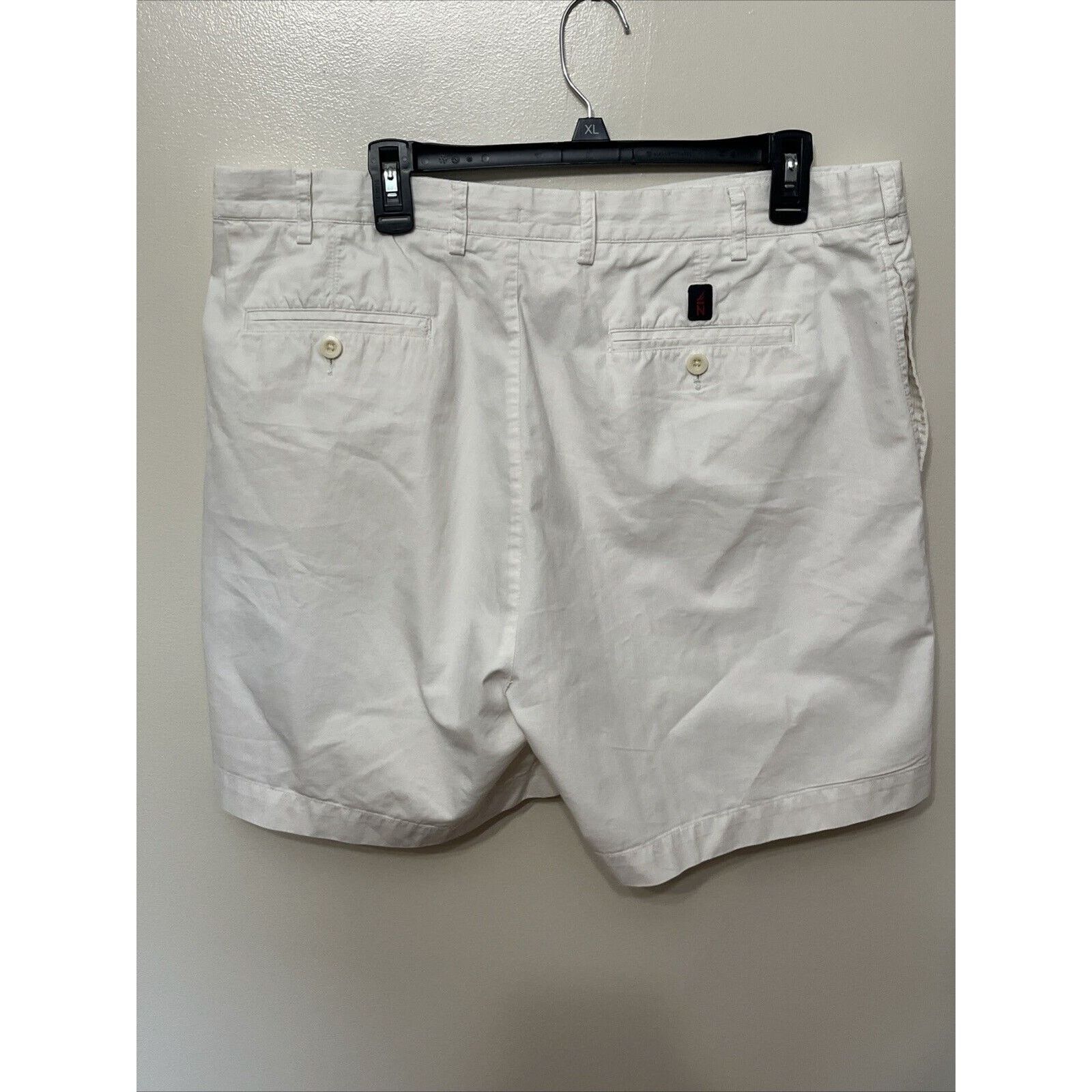 Nautica NAUTICA Rigger White Pleated Front Shorts Size 40 Size US 40 / EU 56 - 2 Thumbnail
