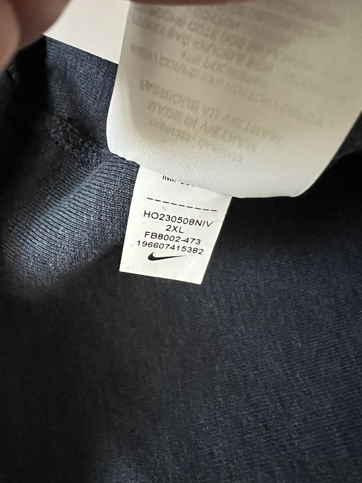 Nike Nike Sportswear Tech Fleece Joggers Dark Obsidian Size US 36 / EU 52 - 13 Thumbnail