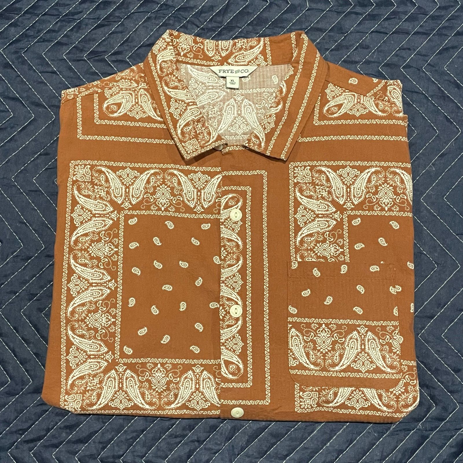 Frye Frye & Co. Button Up Size US XL / EU 56 / 4 - 7 Thumbnail
