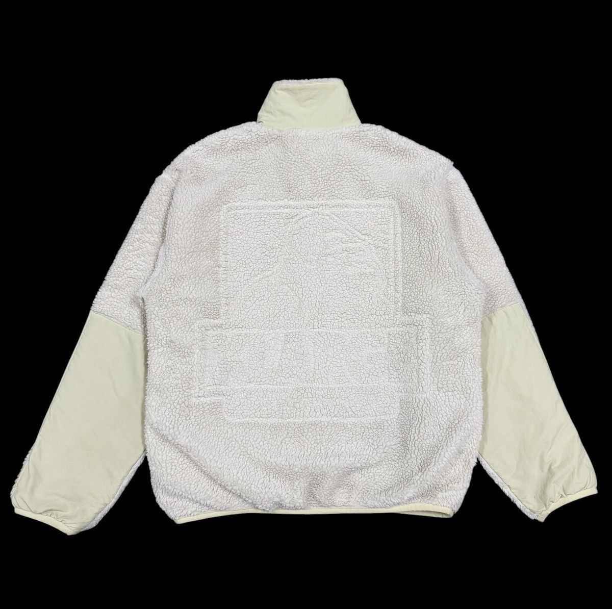 Xlarge Xlarge Deep Pile Sherpa Boa Jacket Big Logo Embossed Fleece Size US L / EU 52-54 / 3 - 1 Thumbnail