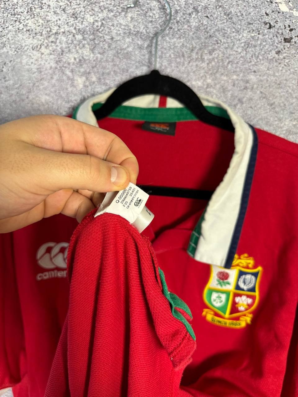 Canterbury of New Zealand Men's Red British Irish Lions Rugby Jersey Canterbury Size US XXL / EU 58 / 5 - 14 Thumbnail