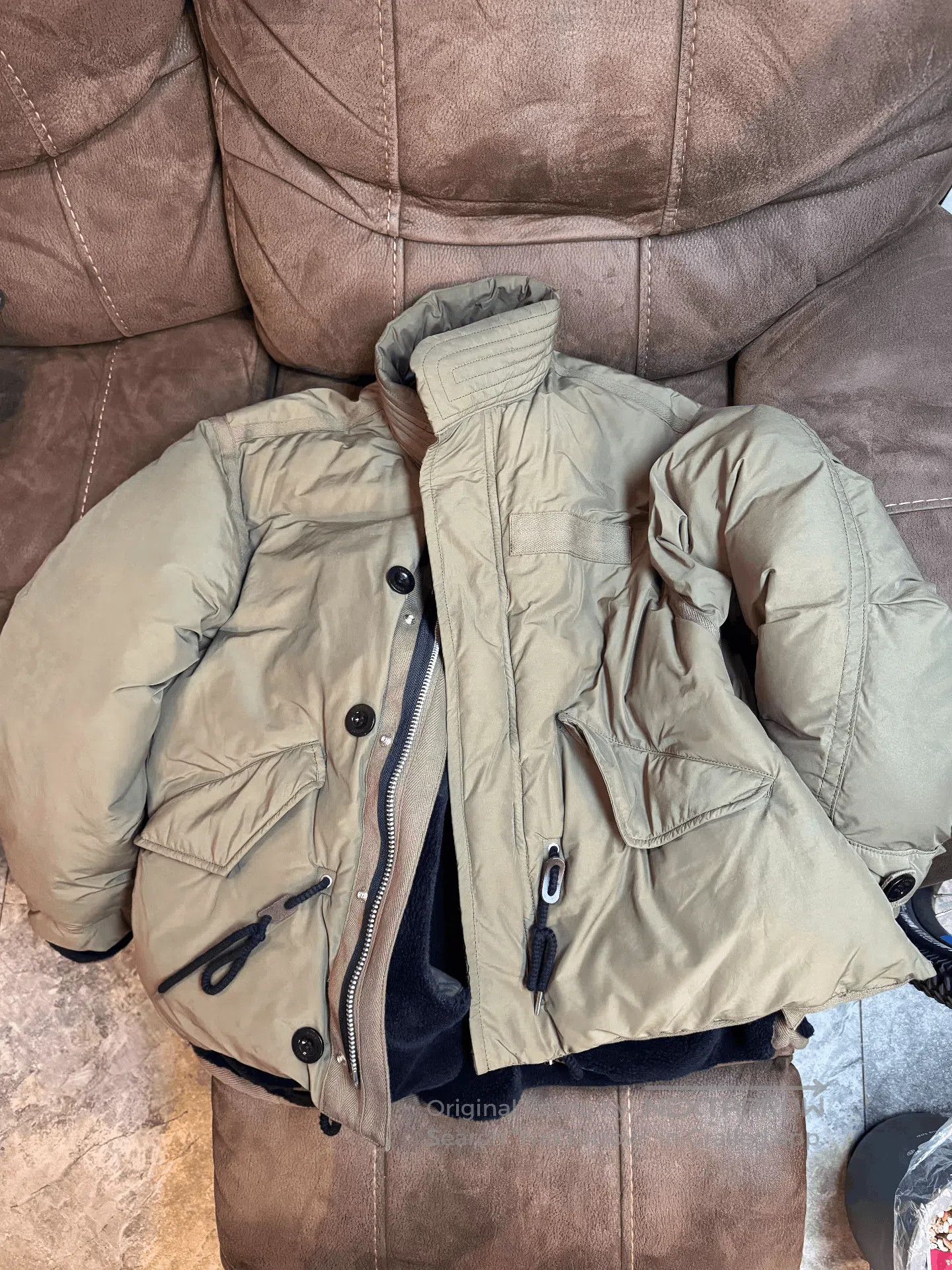 Sacai SACAI 23AW Lamb Wool Liner Cotton Jacket. Size US XL / EU 56 / 4 - 1 Thumbnail