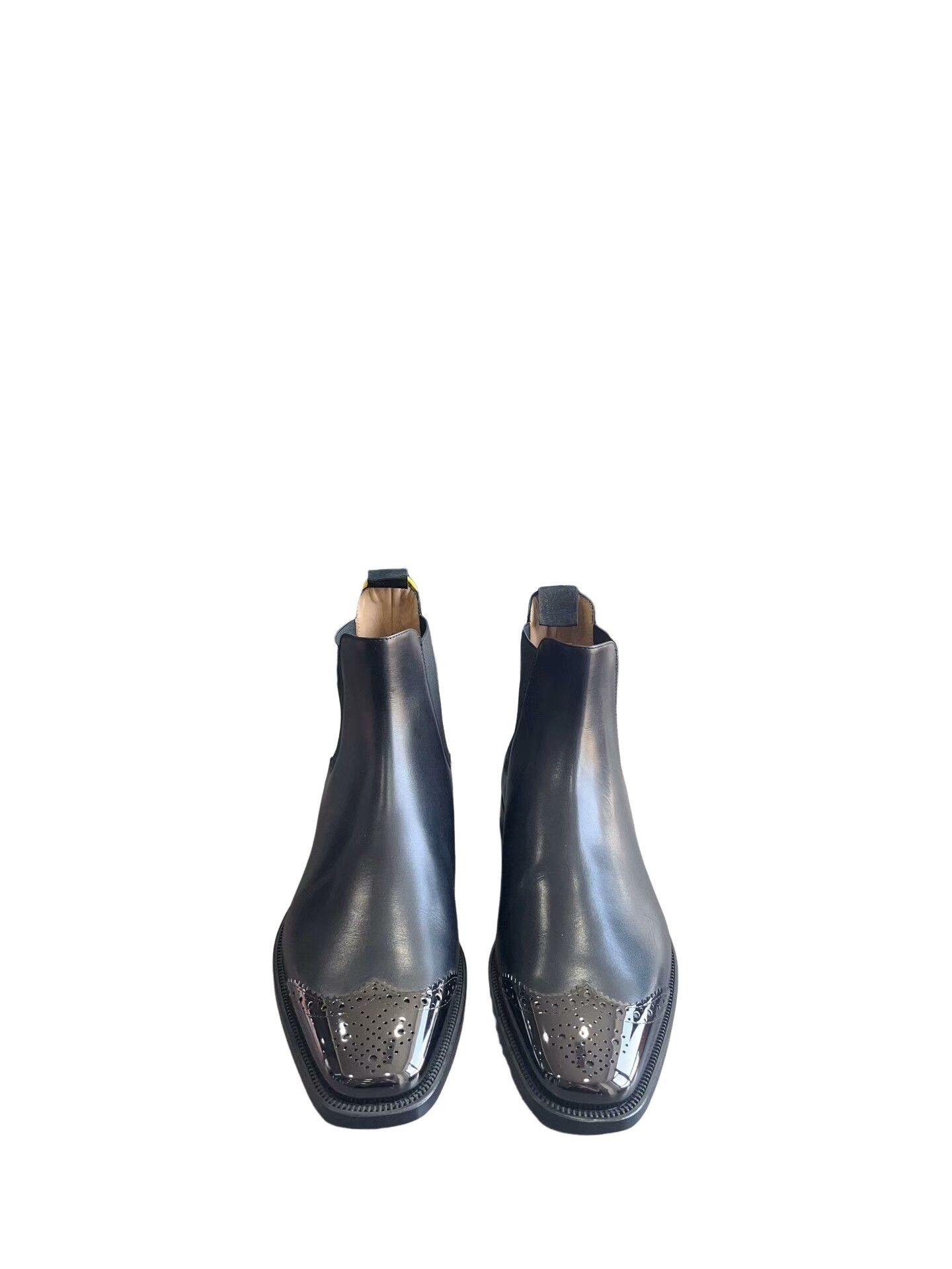 Christian Louboutin Christian Louboutin Black Brogue Chelsea Boots Size US 8.5 / EU 41-42 - 1 Thumbnail