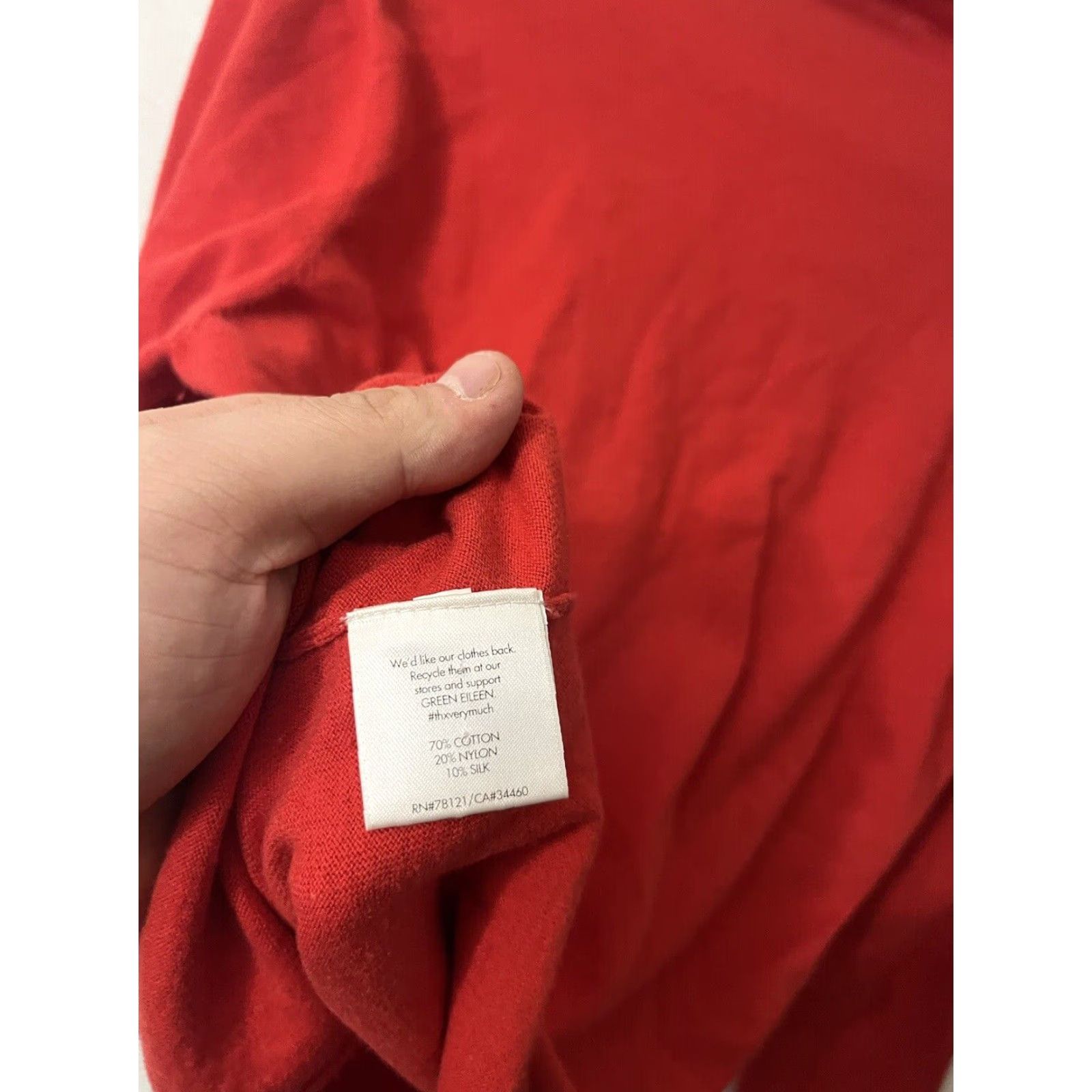Eileen Fisher EILEEN FISHER SILK BLEND Cowl Neck Pullover Sweater Size Large Size L / US 10 / IT 46 - 4 Thumbnail