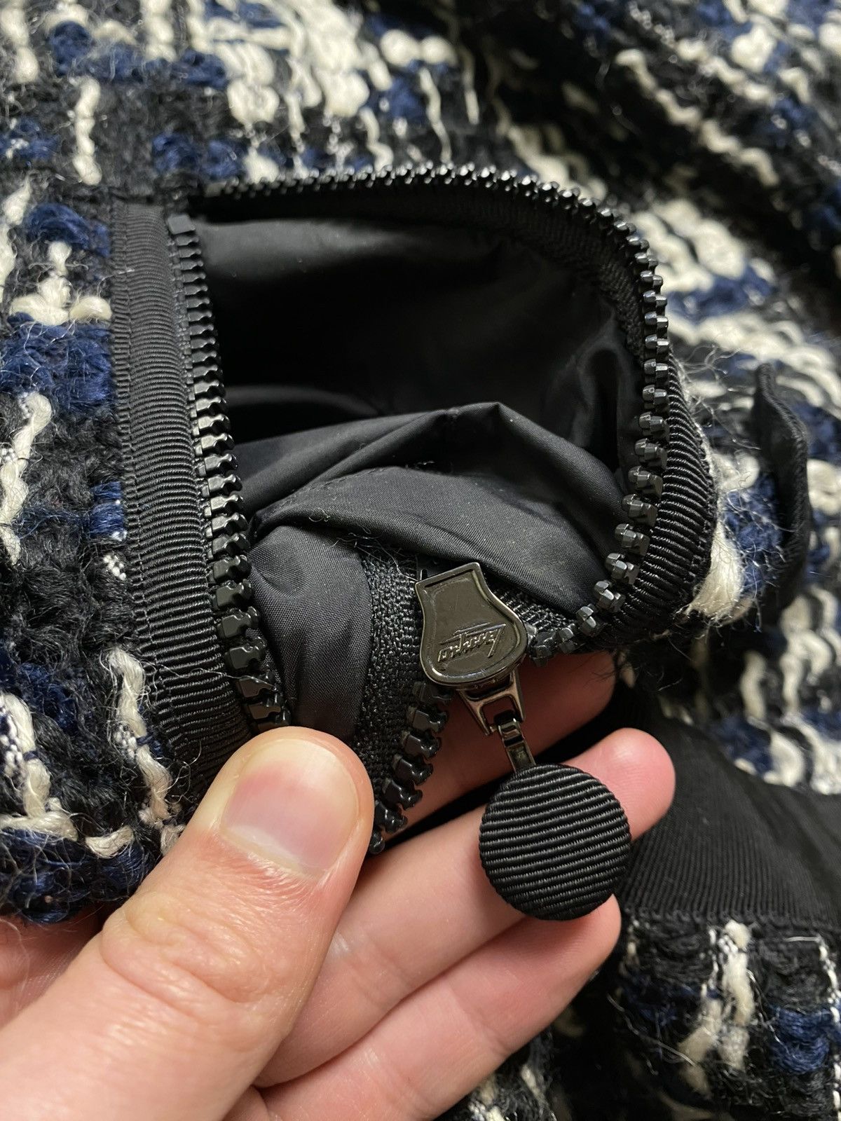 Moncler Moncler Tweed Jacket Size 1 Size S / US 4 / IT 40 - 21 Thumbnail