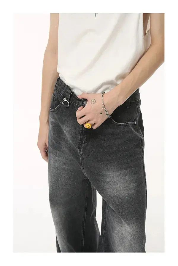 Jean Minami x Maya American washed vintage wide-leg loose jeans Size US 32 / EU 48 - 5 Thumbnail