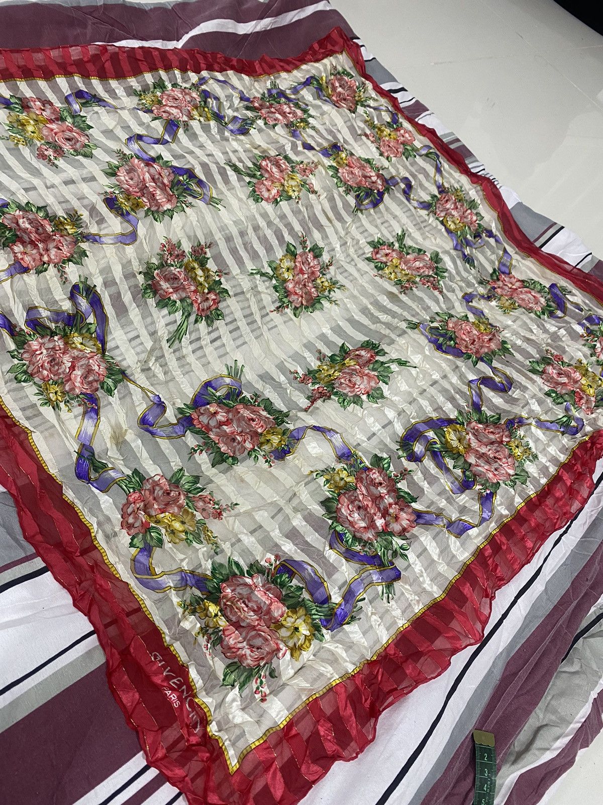 image of Vintage Givenchy By Moonbat Scarves in Red, Women's