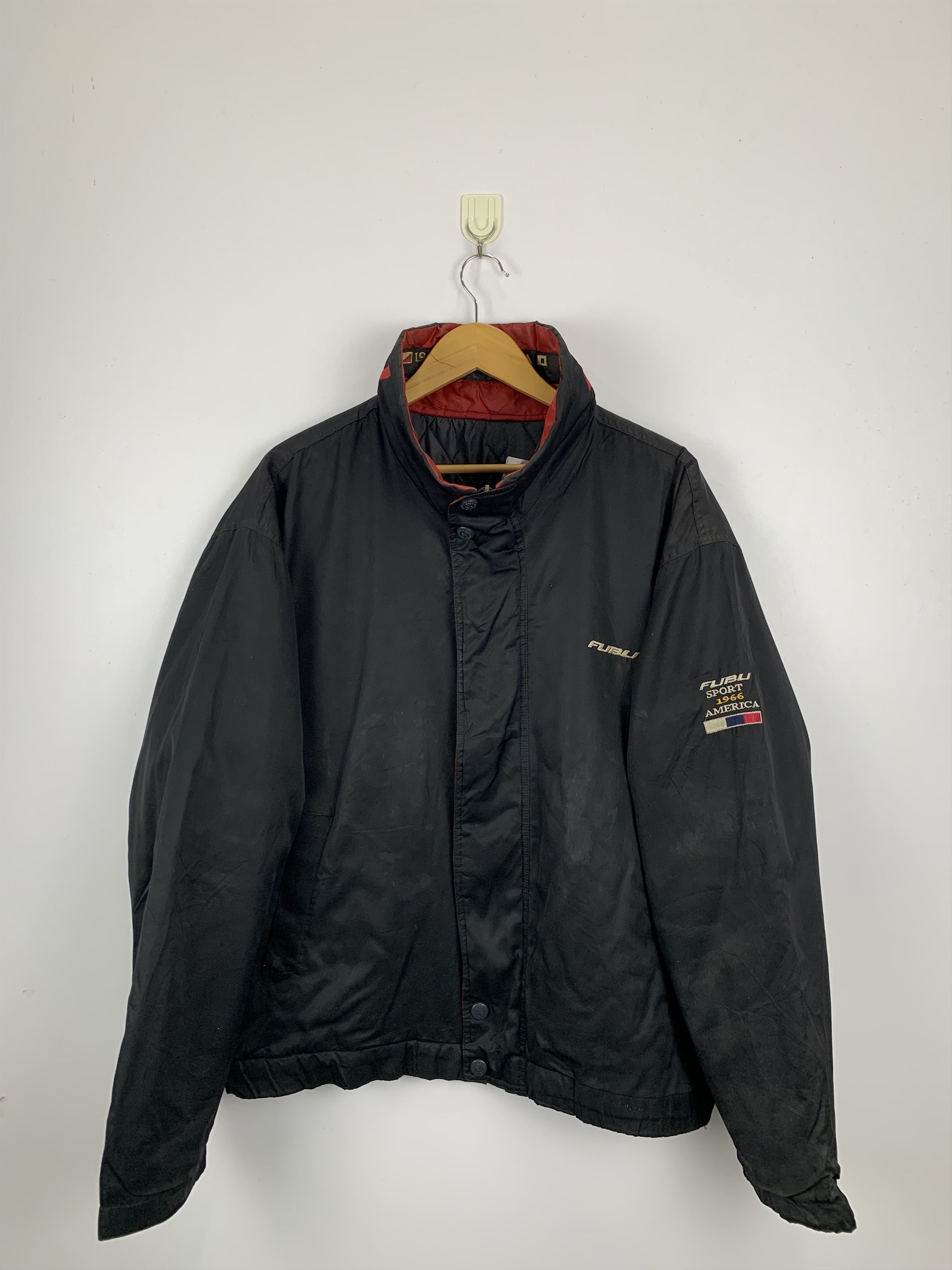 Fubu Vintage 90s Fubu Sports Zipper Light Jacket J0809 Size US L / EU 52-54 / 3 - 1 Thumbnail