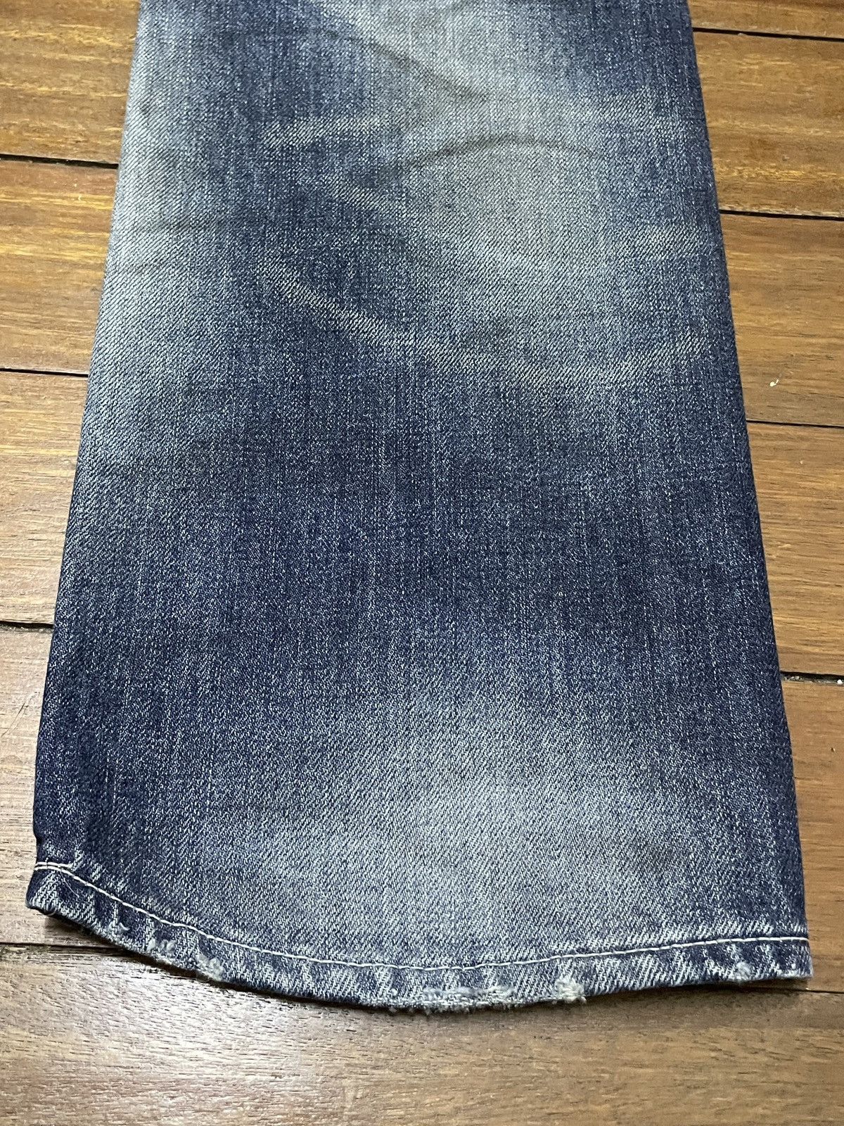Le Grande Bleu (L.G.B.) Very Rare Vintage Vanquish X Murder License Jeans 1990s Size US 30 / EU 46 - 8 Thumbnail