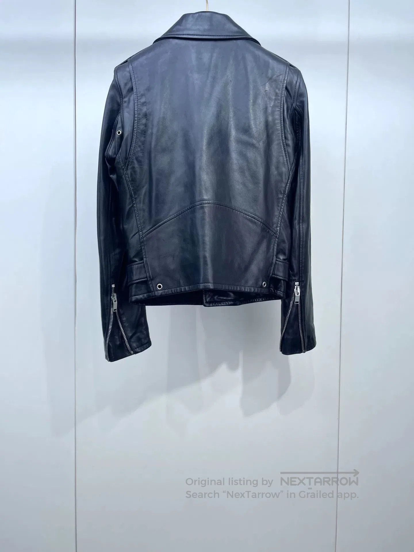 Saint Laurent Paris YSL Saint Laurent Black Biker Jacket. Size XS / US 0-2 / IT 36-38 - 2 Thumbnail