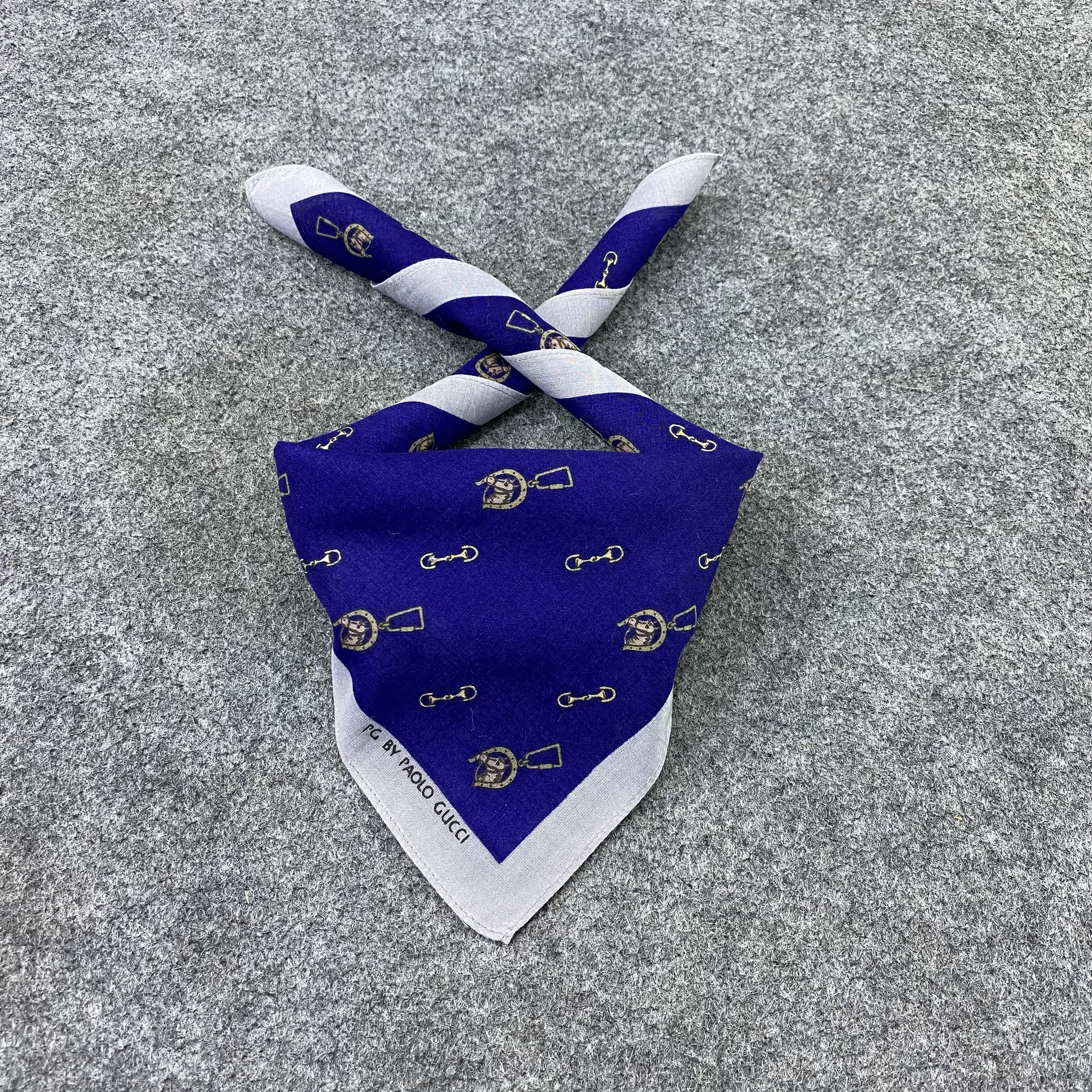 Paolo Gucci Paolo Gucci Handkerchief / Bandana / Neckerchief-B1492 Size ONE SIZE - 2 Thumbnail