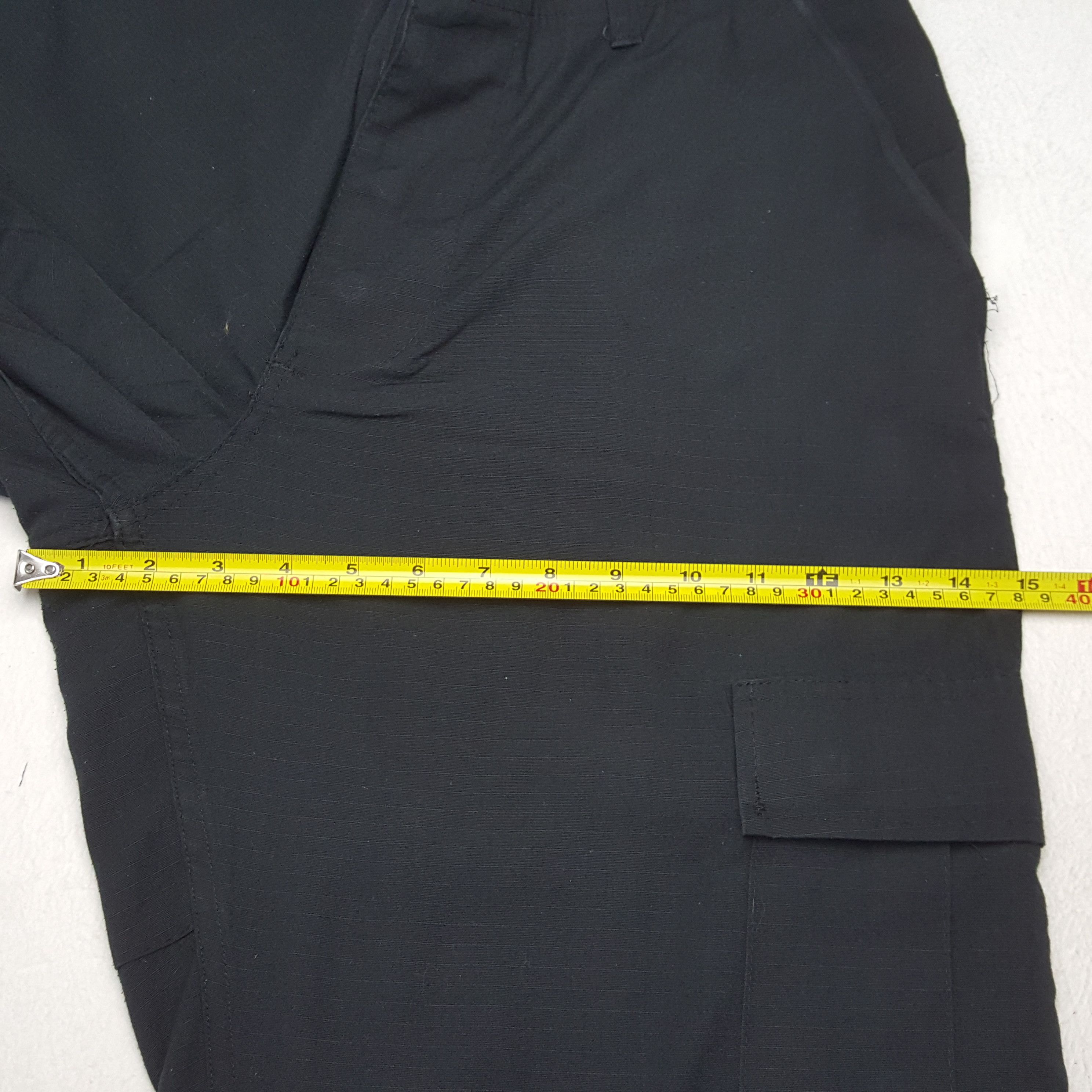 Designer Vintage Black Cargo Streetwear Skateboard Casual Pants RR9 Size US 30 / EU 46 - 9 Thumbnail