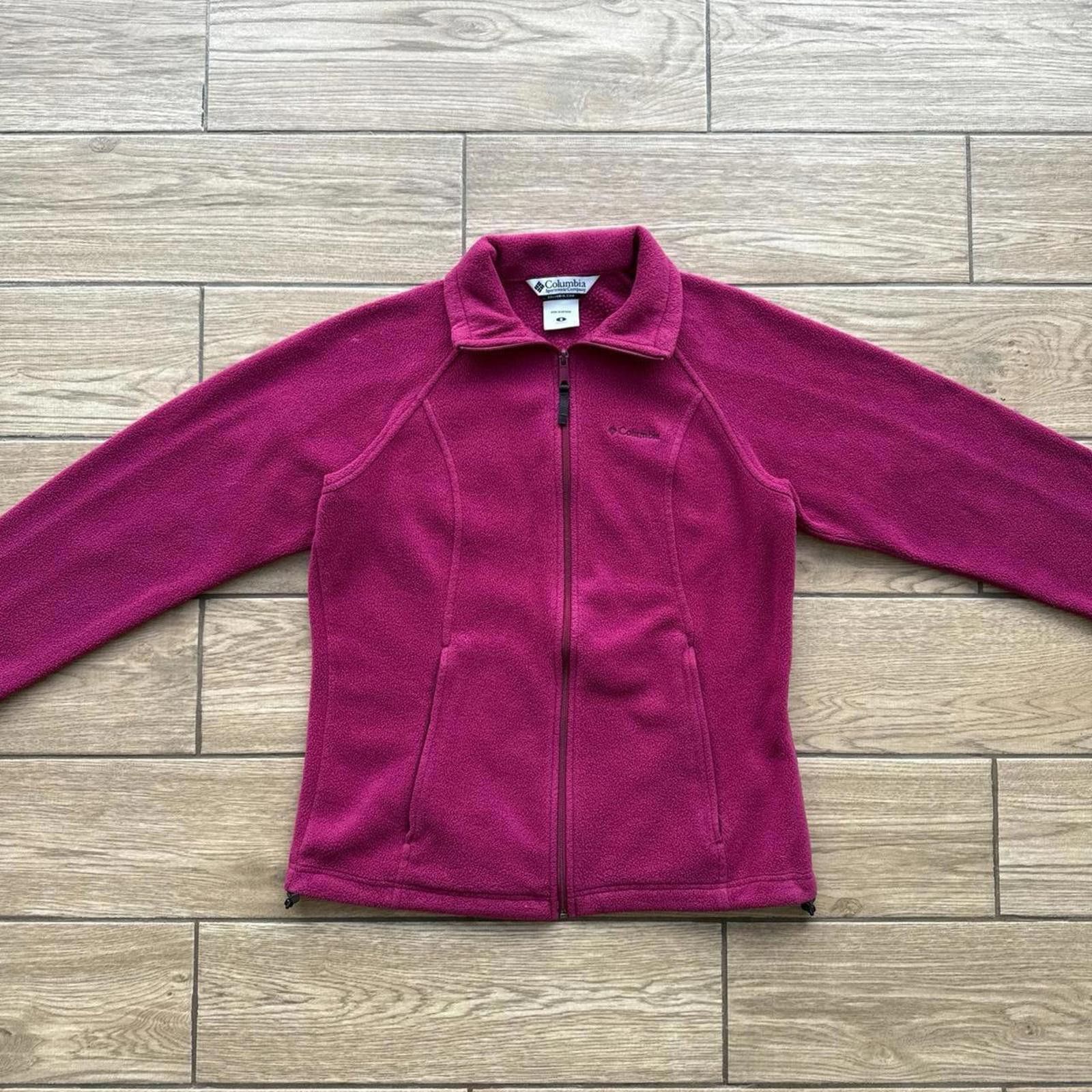Columbia Y2K Columbia Pink Fleece Jacket Size S / US 4 / IT 40 - 2 Thumbnail