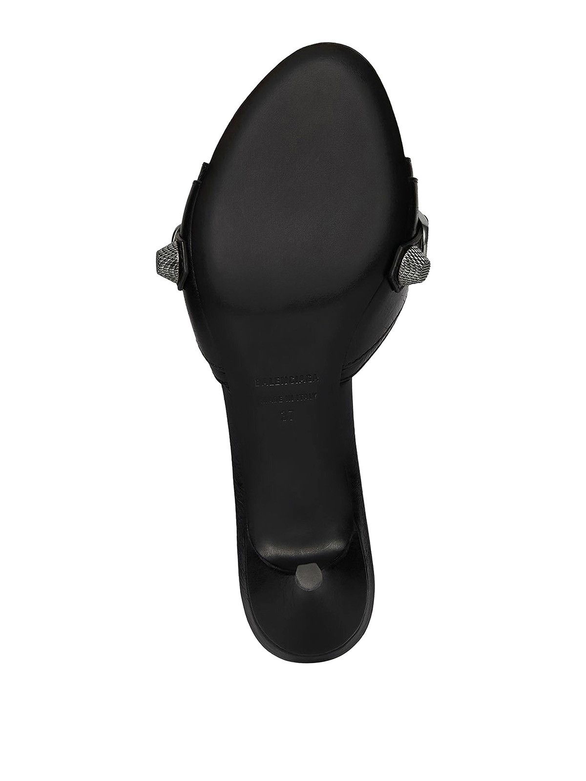 Balenciaga o1la1rc1a0425 Cagole 50mm Sandals in Black Size US 5 / IT 35 - 5 Thumbnail