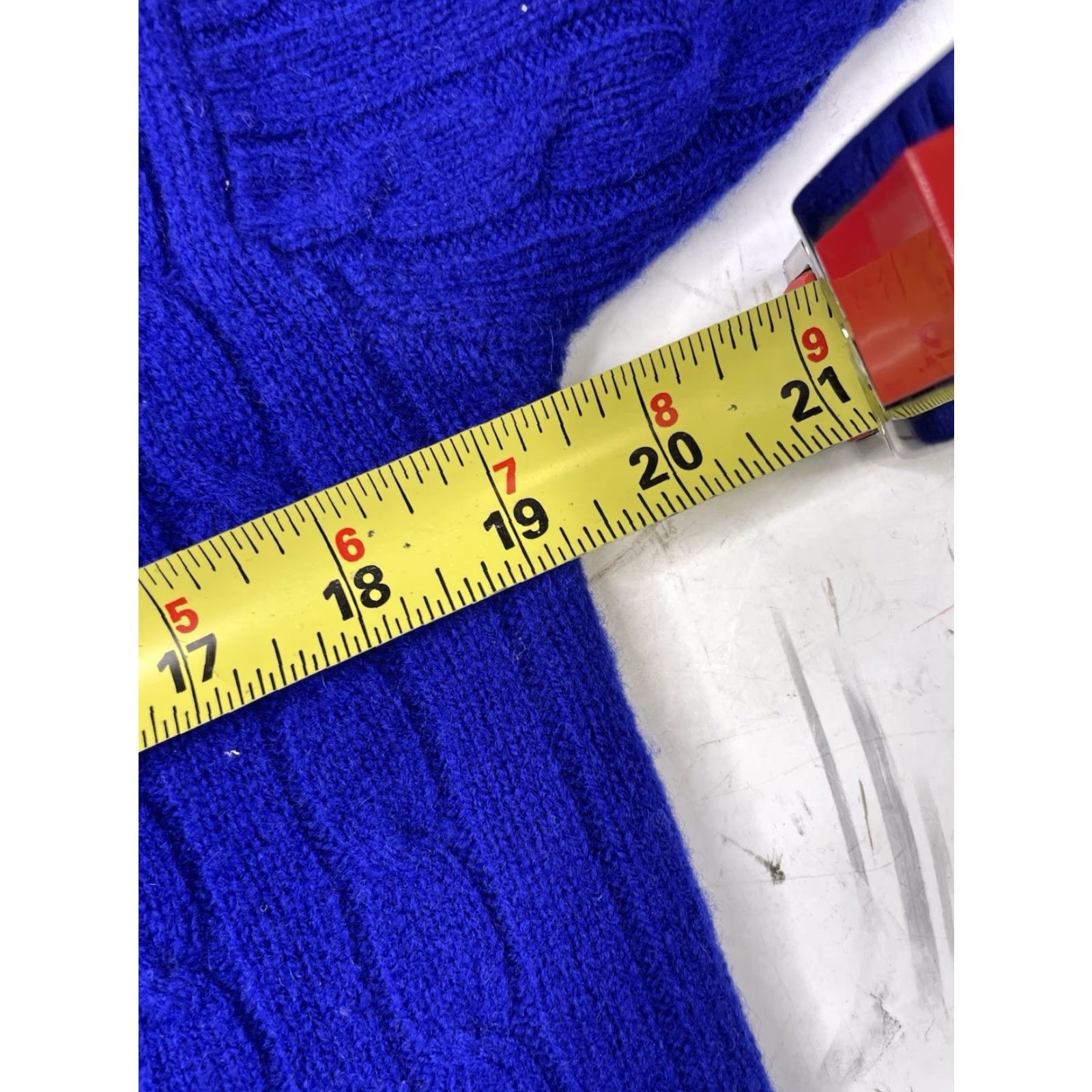 Polo Ralph Lauren VINTAGE Polo Ralph Lauren Cardigan Wool Cable-Knit Button Small Women Adult Regular Blue Sweater Size S / US 4 / IT 40 - 7 Thumbnail