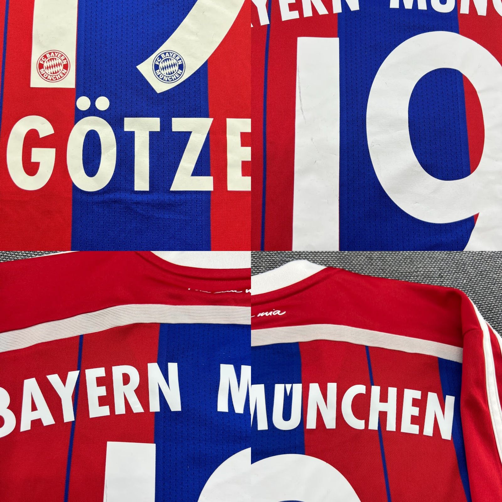 Adidas adidas Bayern Munich 2014 2015 Home Mario Gotze #19 Football Jersey Mens M Shirt Football Mens Adidas Size US M / EU 48-50 / 2 - 8 Thumbnail