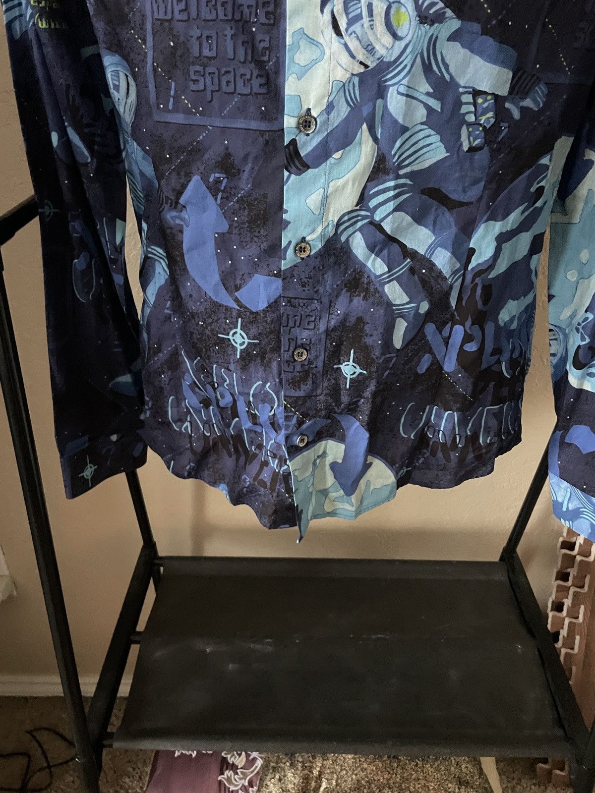 Patrizia Pepe Blue Space Pete Slim Fit nwt 163.00 Size US S / EU 44-46 / 1 - 3 Thumbnail